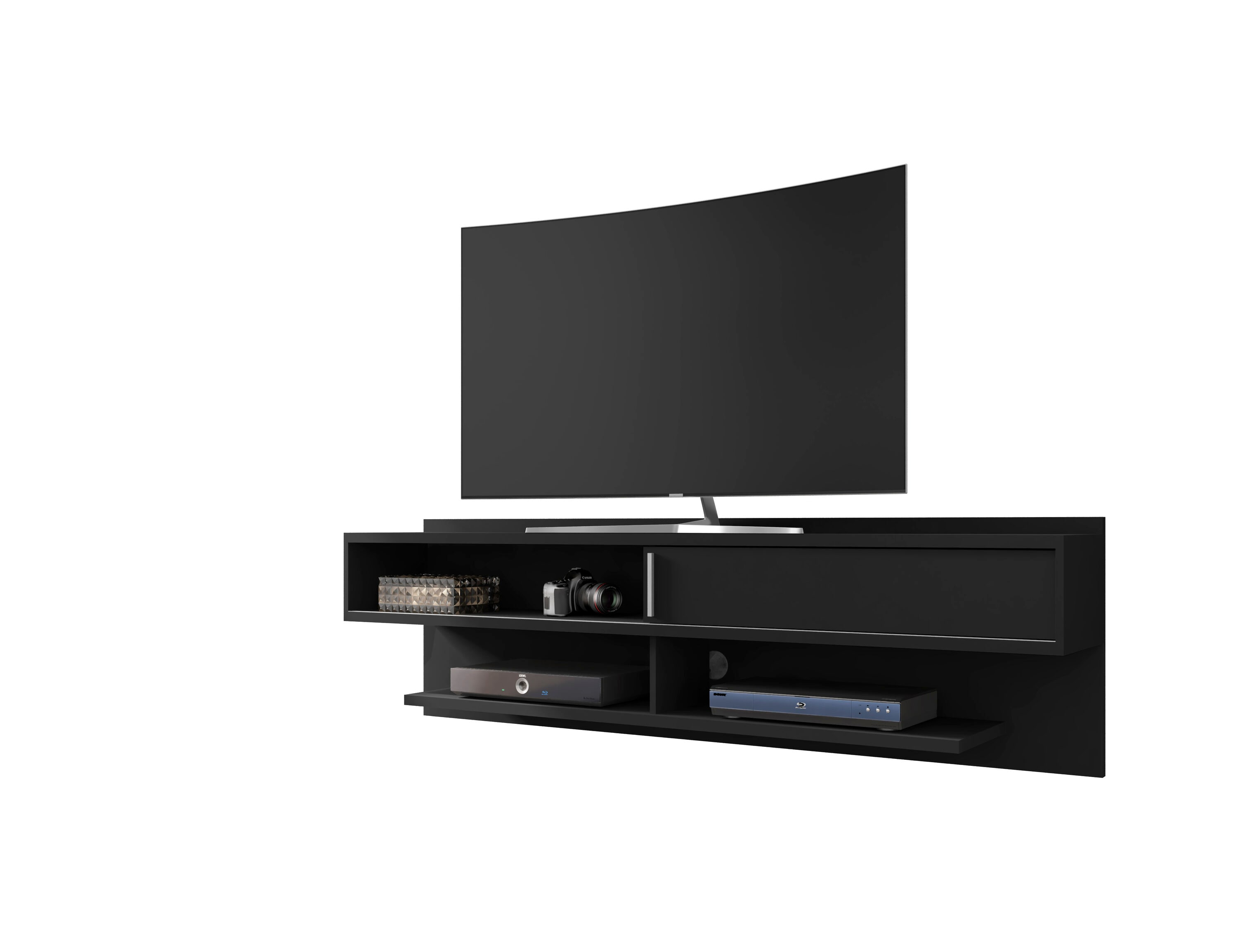 60" Astor Floating Entertainment Center Off  - Manhattan Comfort