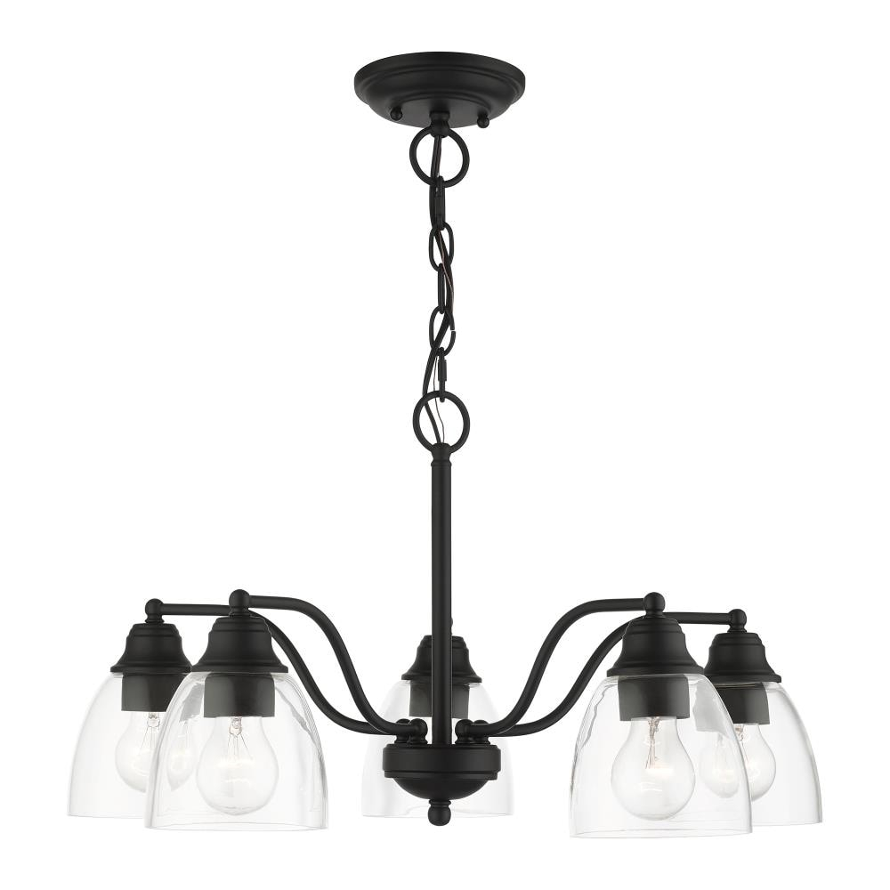 Livex Lighting Montgomery 5 - Light Chandelier in  Black