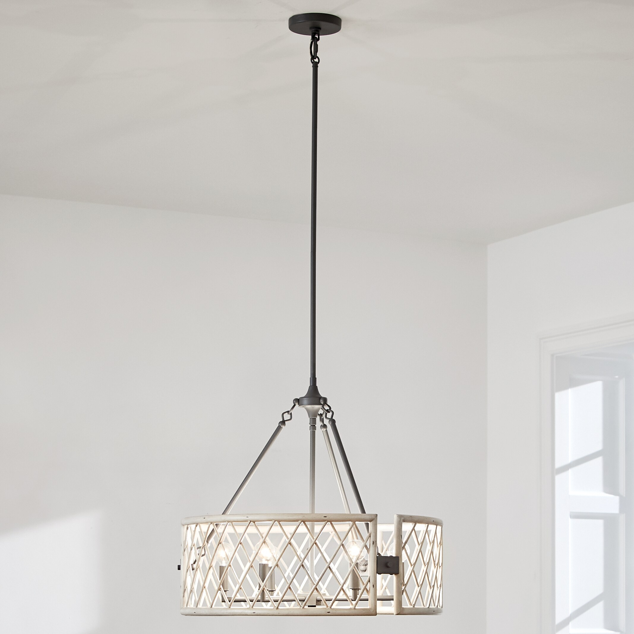 Kichler Lighting - Six Light Chandelier - Chandelier Round Pendant - Rustic
