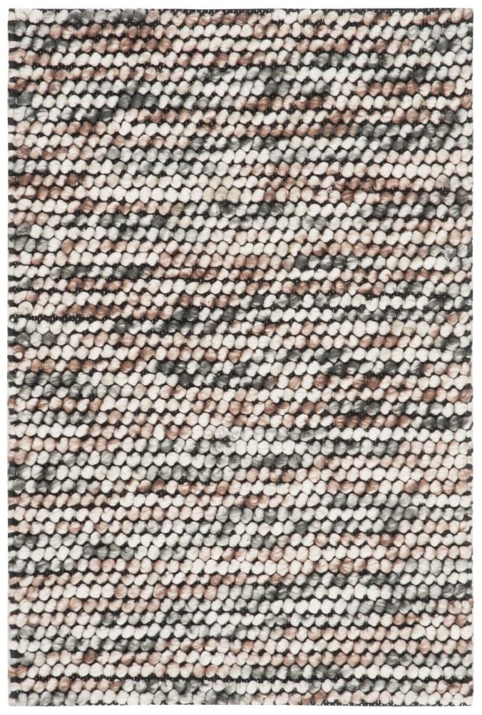 SAFAVIEH Natura Shelby Overdyed Braided Polyester Area Rug, Brown/Ivory, 2' x 3'