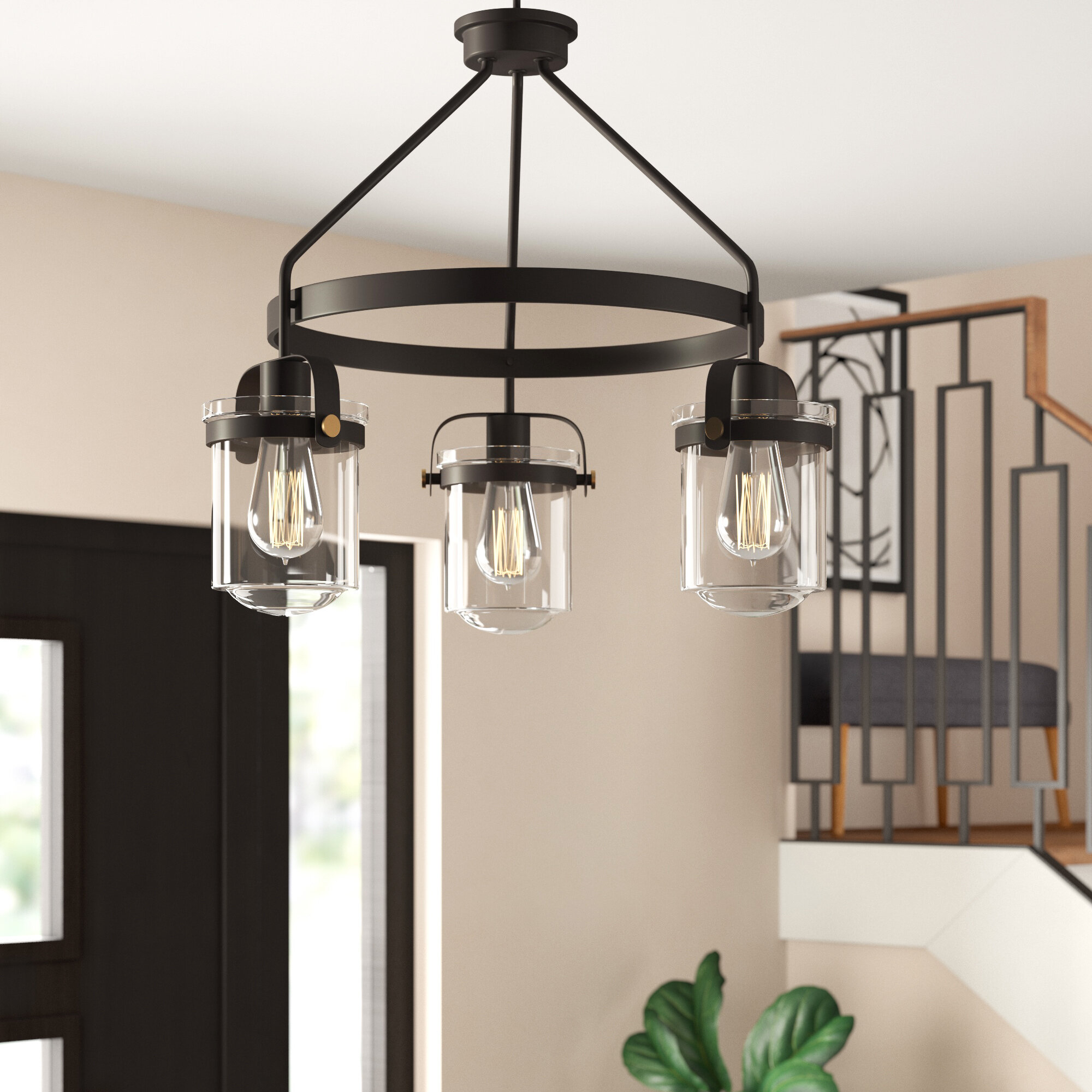 Designers Fountain - Jaxon - Three Light Chandelier