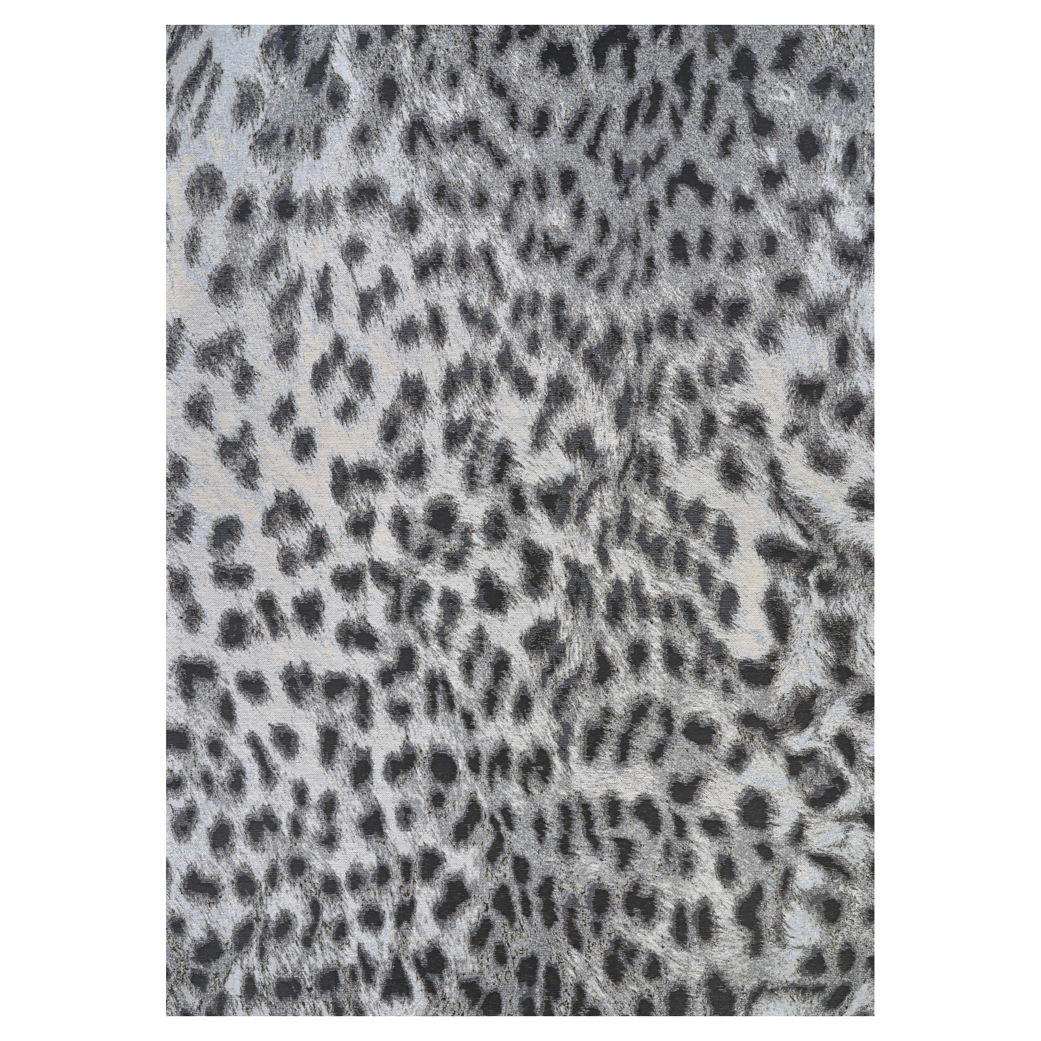 Couristan Dolce Lynx Indoor/Outdoor Area Rug, Ivory-Charcoal, 2'3" x 3'11"