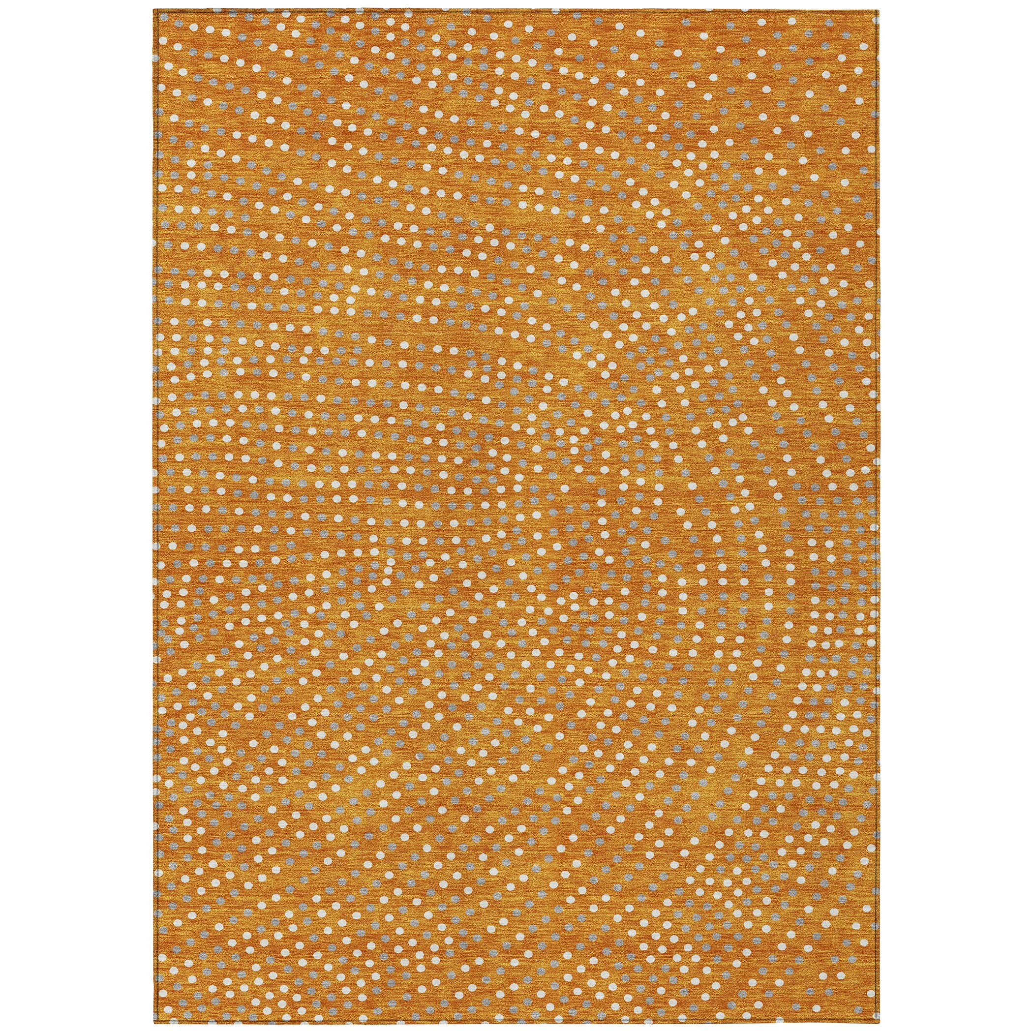 Addison Rugs Chantille ACN1021 Orange 8' x 10' Indoor Outdoor Area Rug, Easy Clean, Machine Washable, Non Shedding, Bedroom, Entry, Living Room, Dining Room, Kitchen, Patio Rug