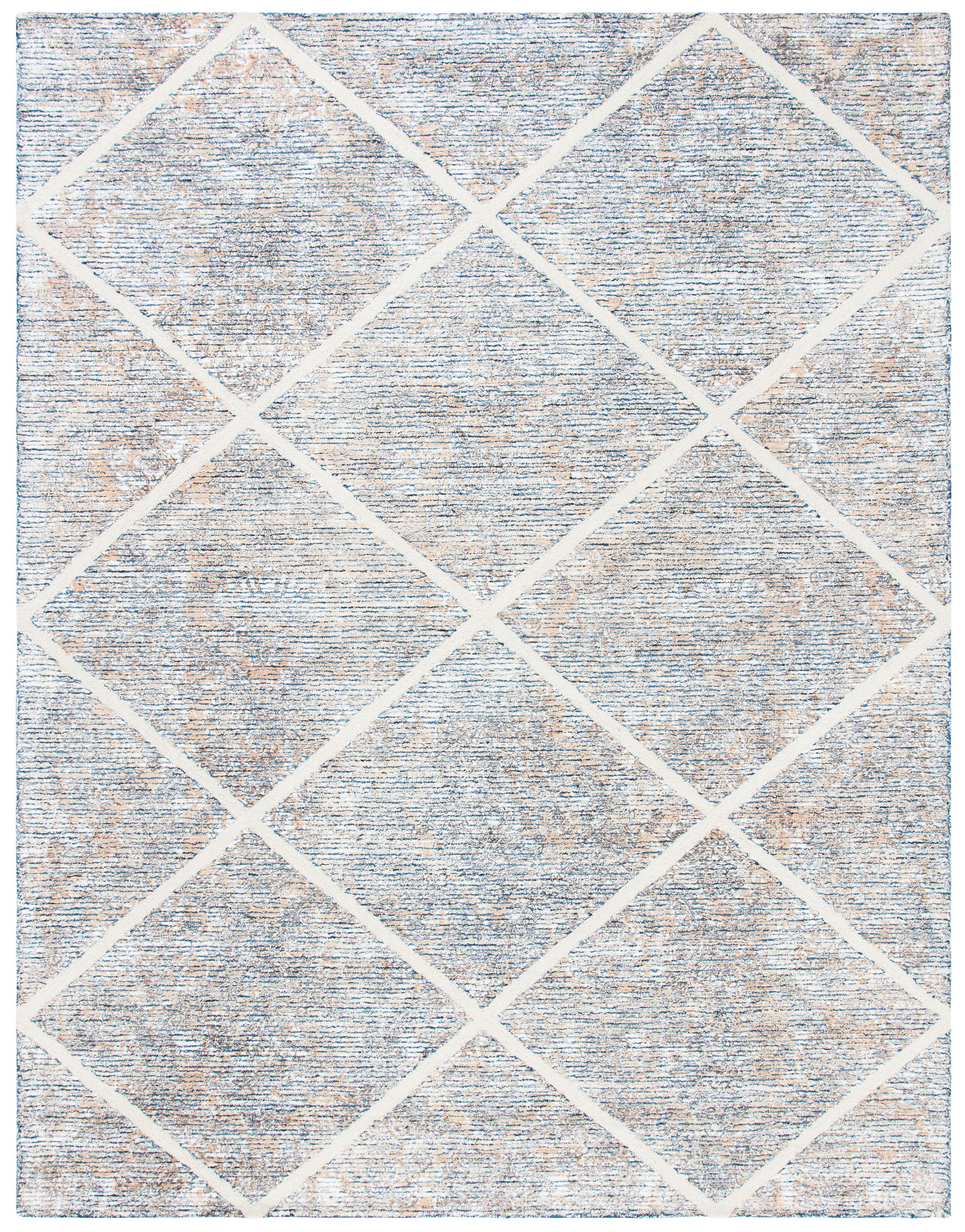 SAFAVIEH Artistry Linda Geometric Area Rug, Ivory/Gold, 9' x 12'