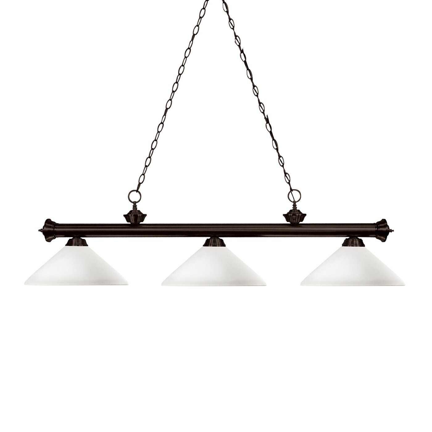 Z-Lite Riviera 3 - Light Island Pendant Light in  Bronze