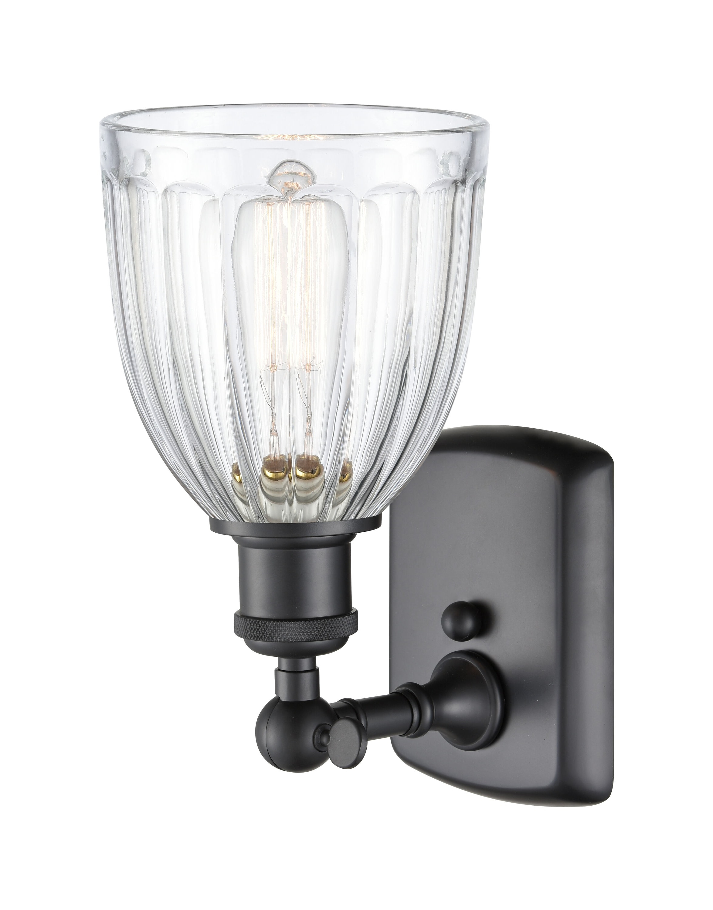 Innovations Lighting Brookfield 1 - Light Sconce in  Matte Black