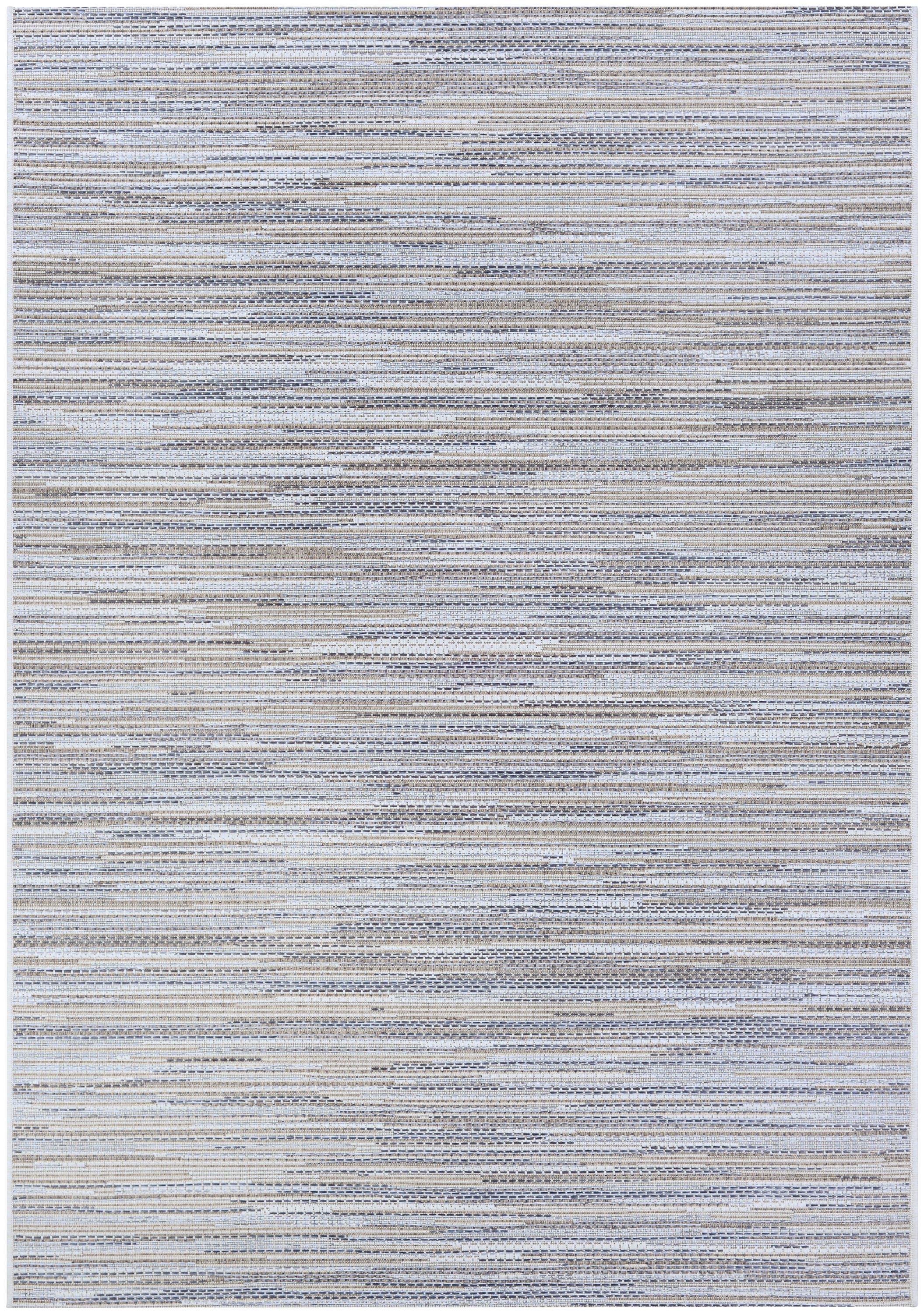 Couristan Monte Carlo Coastal Breeze Indoor/Outdoor Area Rug, 2'3" x 11'9" Runner, Taupe-Champagne