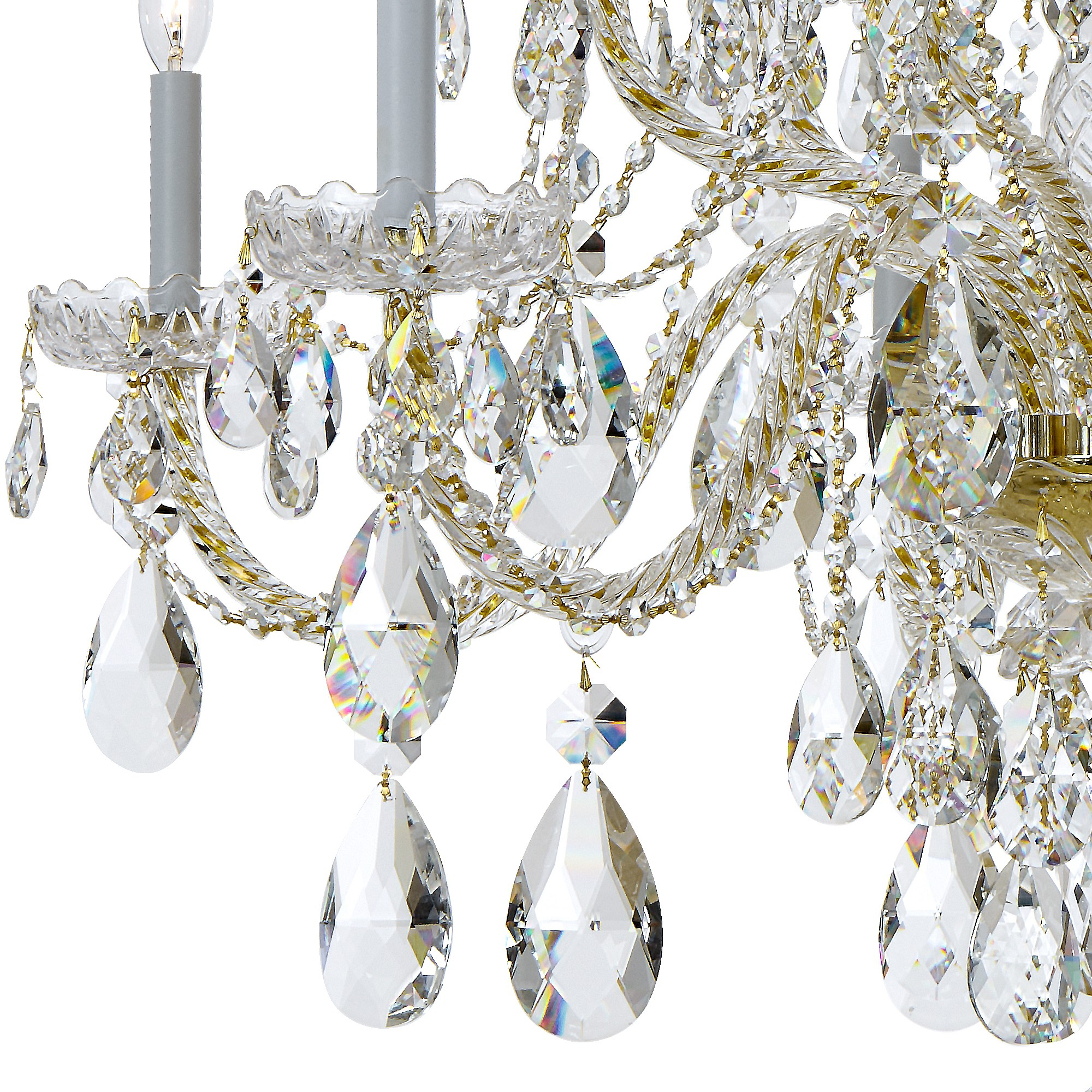 Crystorama Lighting - 12 Light Chandelier - Chandelier - Crystal - Six Light