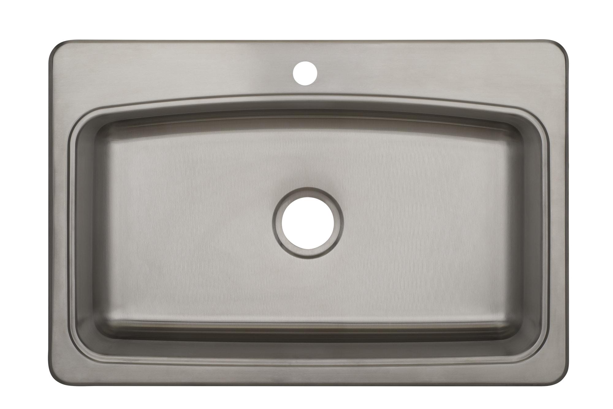 22.0625'' L Drop-In Single Bowl Stainless Steel Kitchen Sink