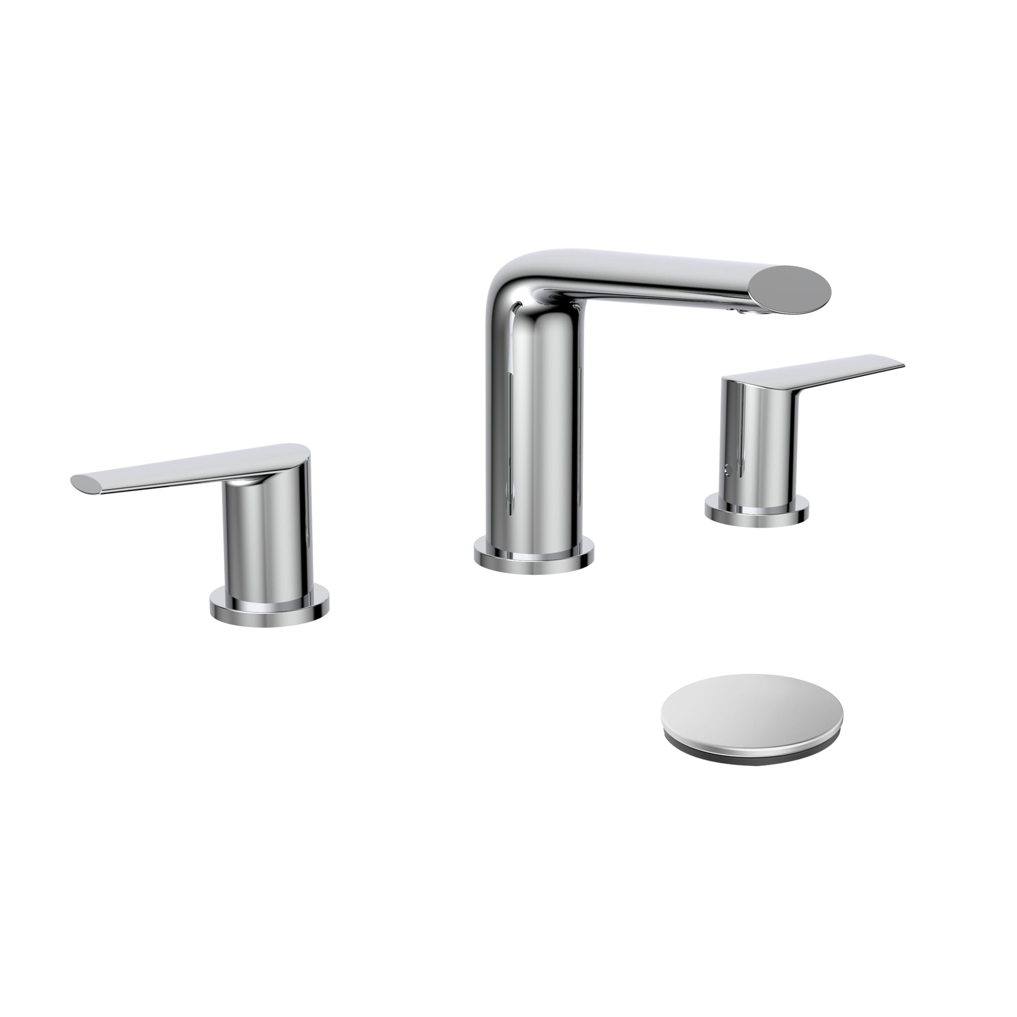 Belanger OPA79CCP Two-Handle Widespread Bathroom Faucet with Drain Assembly, Polished Chrome
