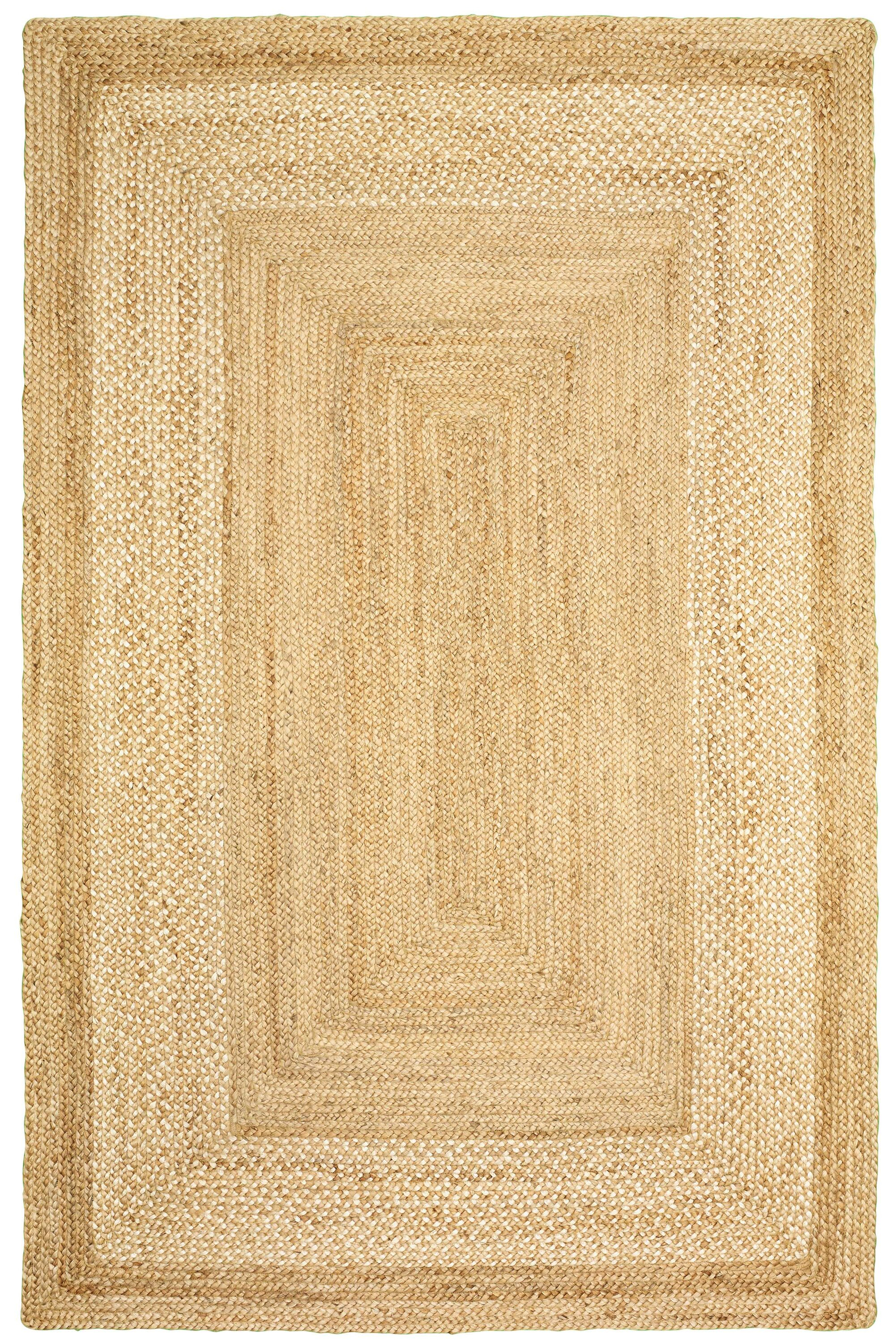 Natural Jute Handmade Non-slip Rectangular 5' x 7' Rug