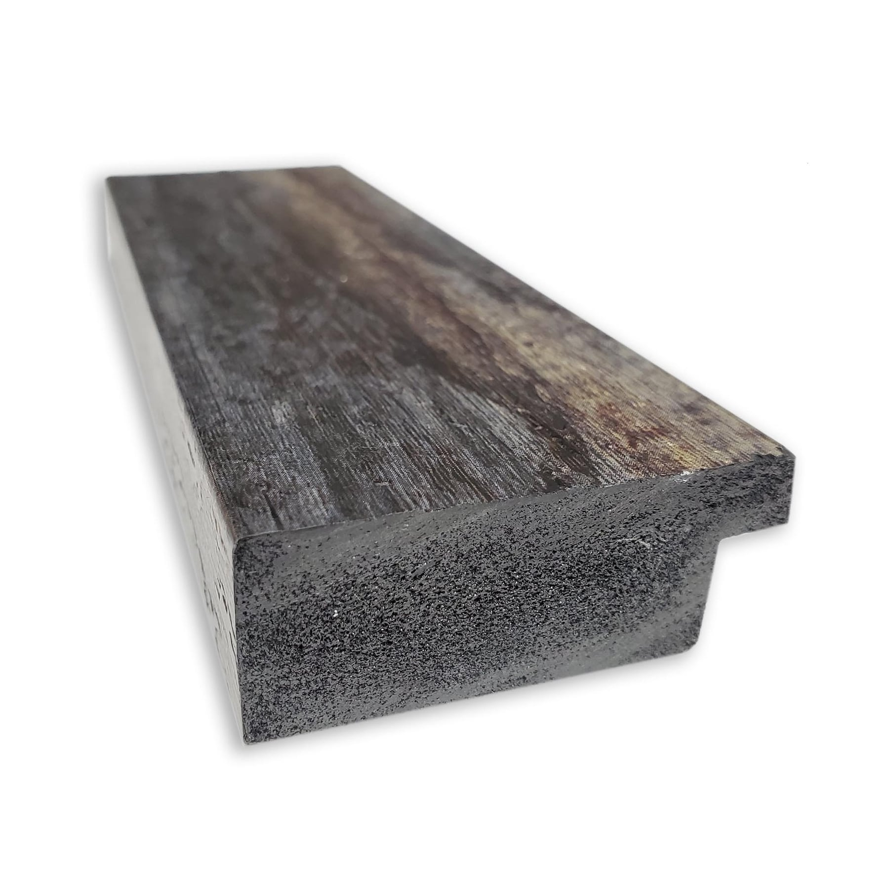 Bronze Bark Texture Rectangular Wood Vanity Mirror 30x30