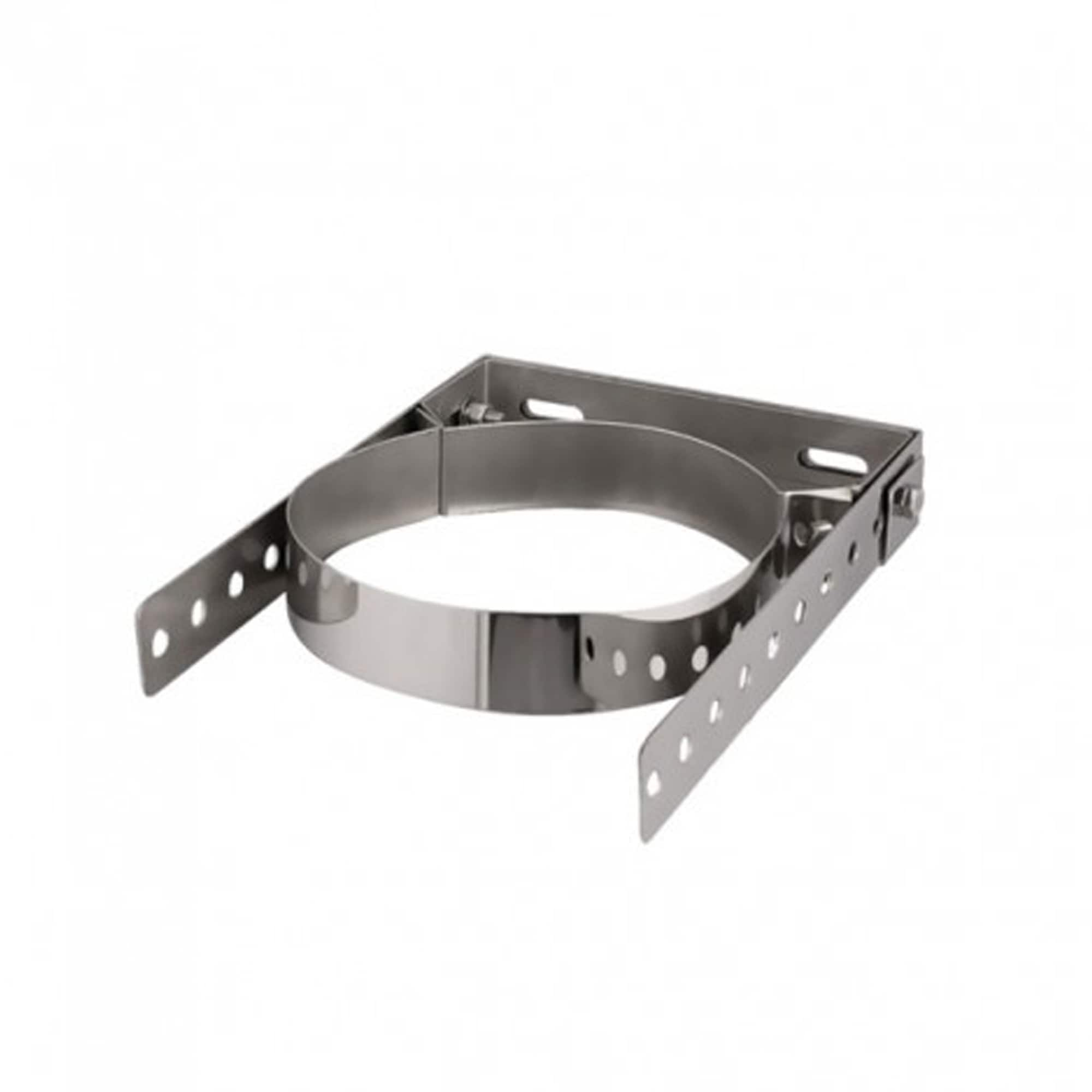 Adjustable Stainless Steel 8" Wall Bracket for Chimney Pipe