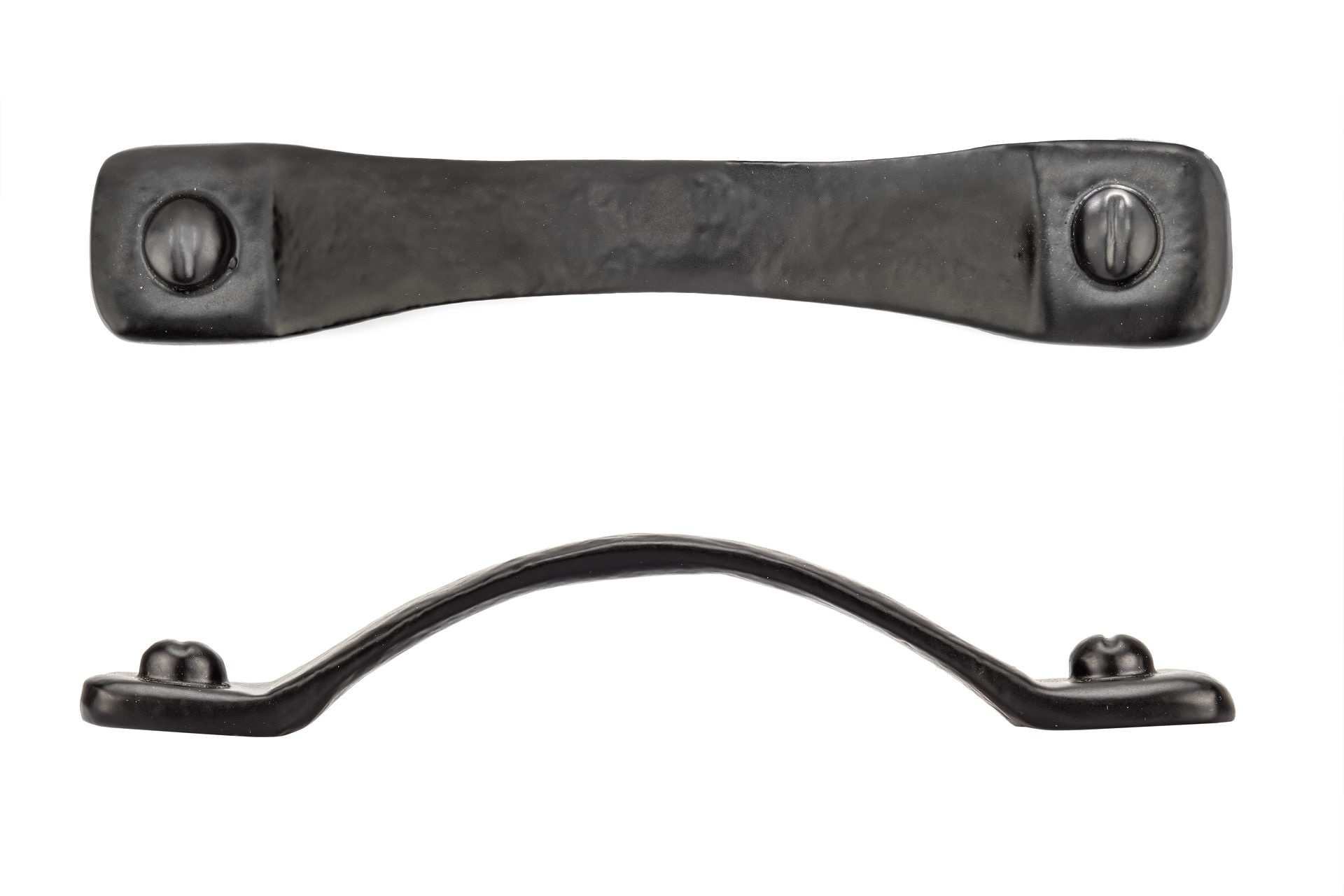 Richelieu Hardware BP9464128900 Sheffield Collection 5 1/16-inch (128 mm) Center-to-Center Matte Black Traditional Arched Pull Handle for Barn Doors, Cabinets, Drawers, and Furniture