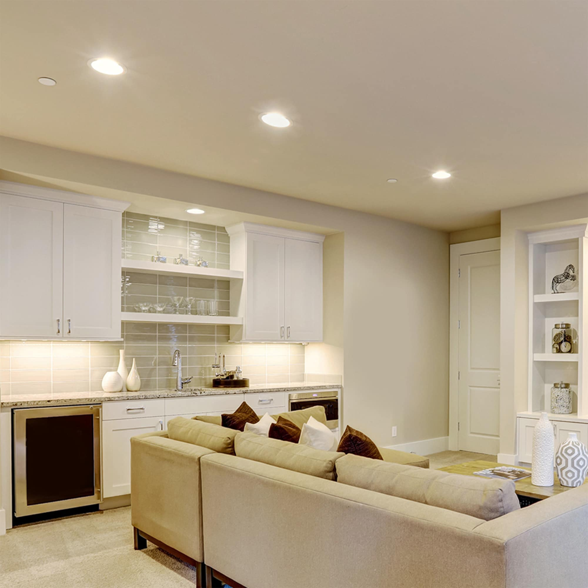 Diep 6'' Dimmable Air-Tight IC Rated Standard Recessed Lighting Kit