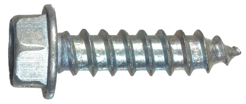 The Hillman Group 35106 Hex Washer Head Sheet Metal Screw 10 x 1/2 100-Pack