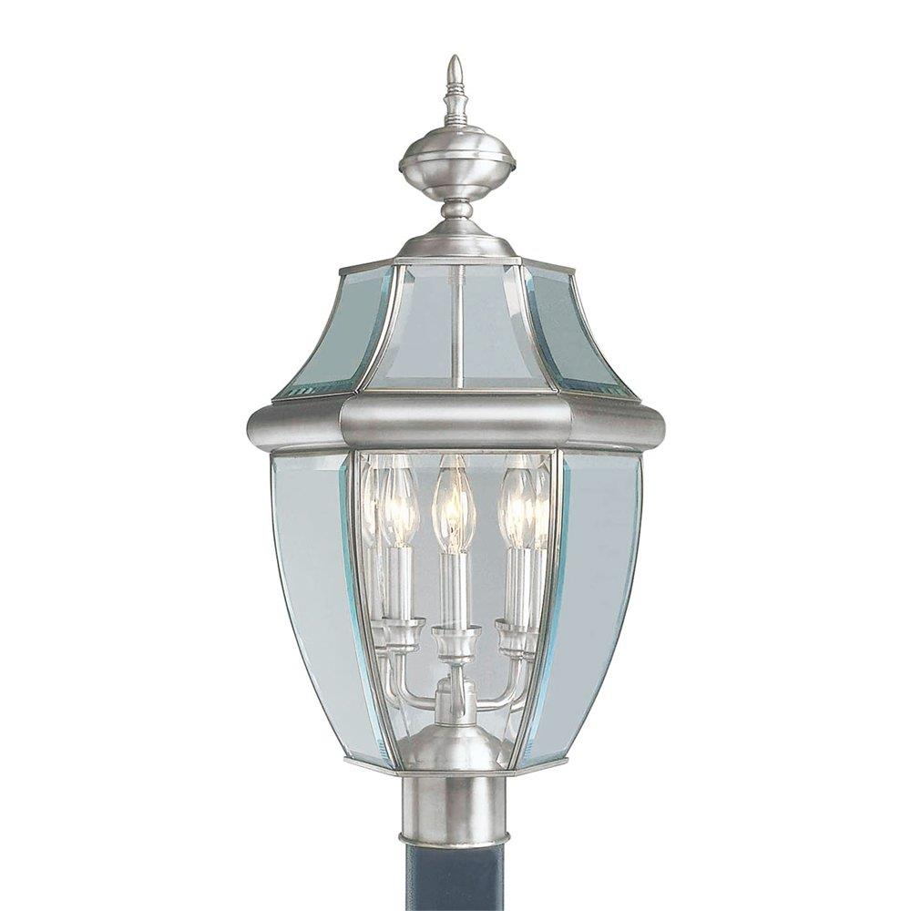 Livex Lighting Monterey 3 - Light Lantern in  Brushed Nickel