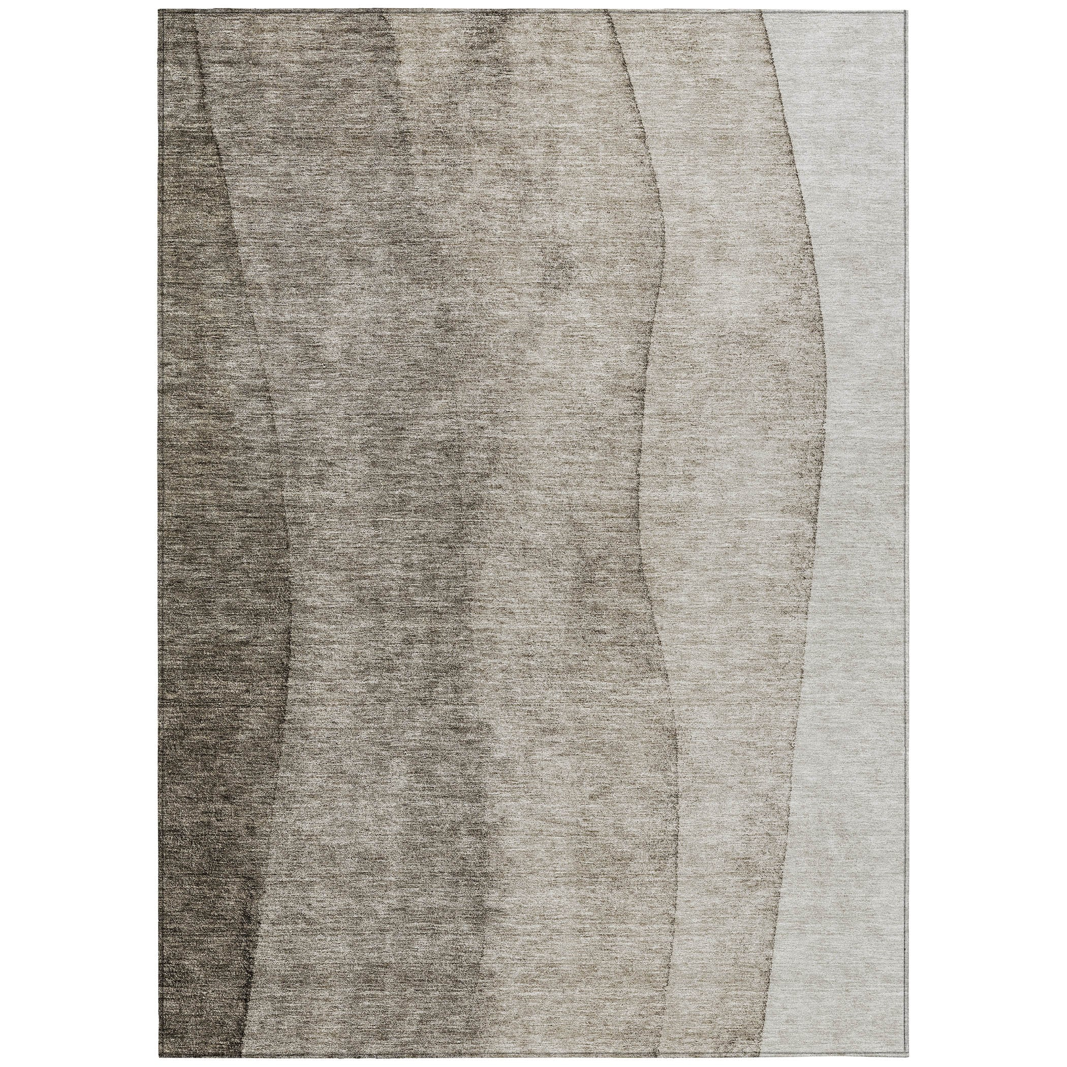 Addison Rugs Chantille ACN690 Taupe 10' x 14' Indoor Outdoor Area Rug, Easy Clean, Machine Washable, Non Shedding, Bedroom, Entry, Living Room, Dining Room, Kitchen, Patio Rug
