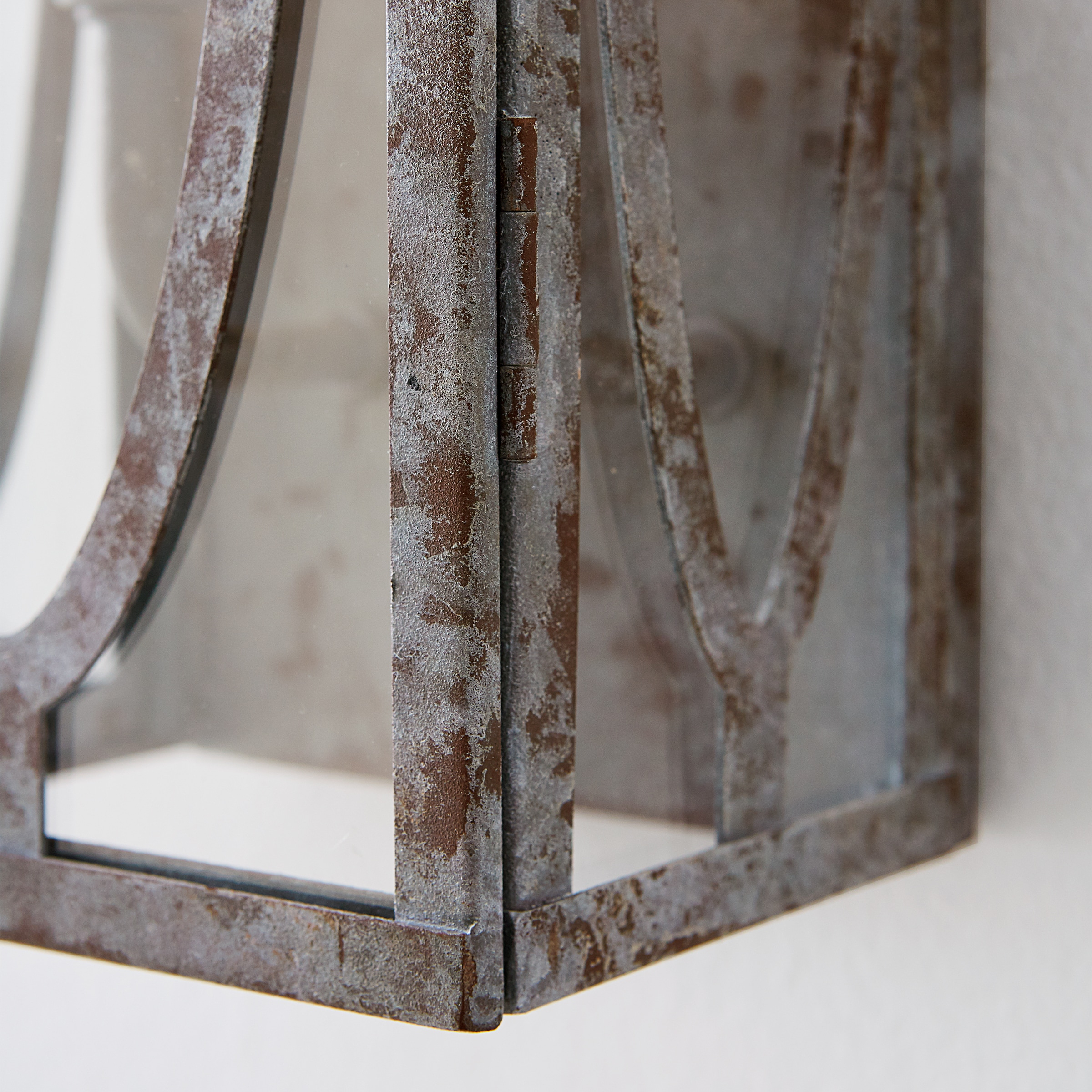 Patrice Deep Abyss 2-Light Rectangular Wall Sconce with Clear Panels