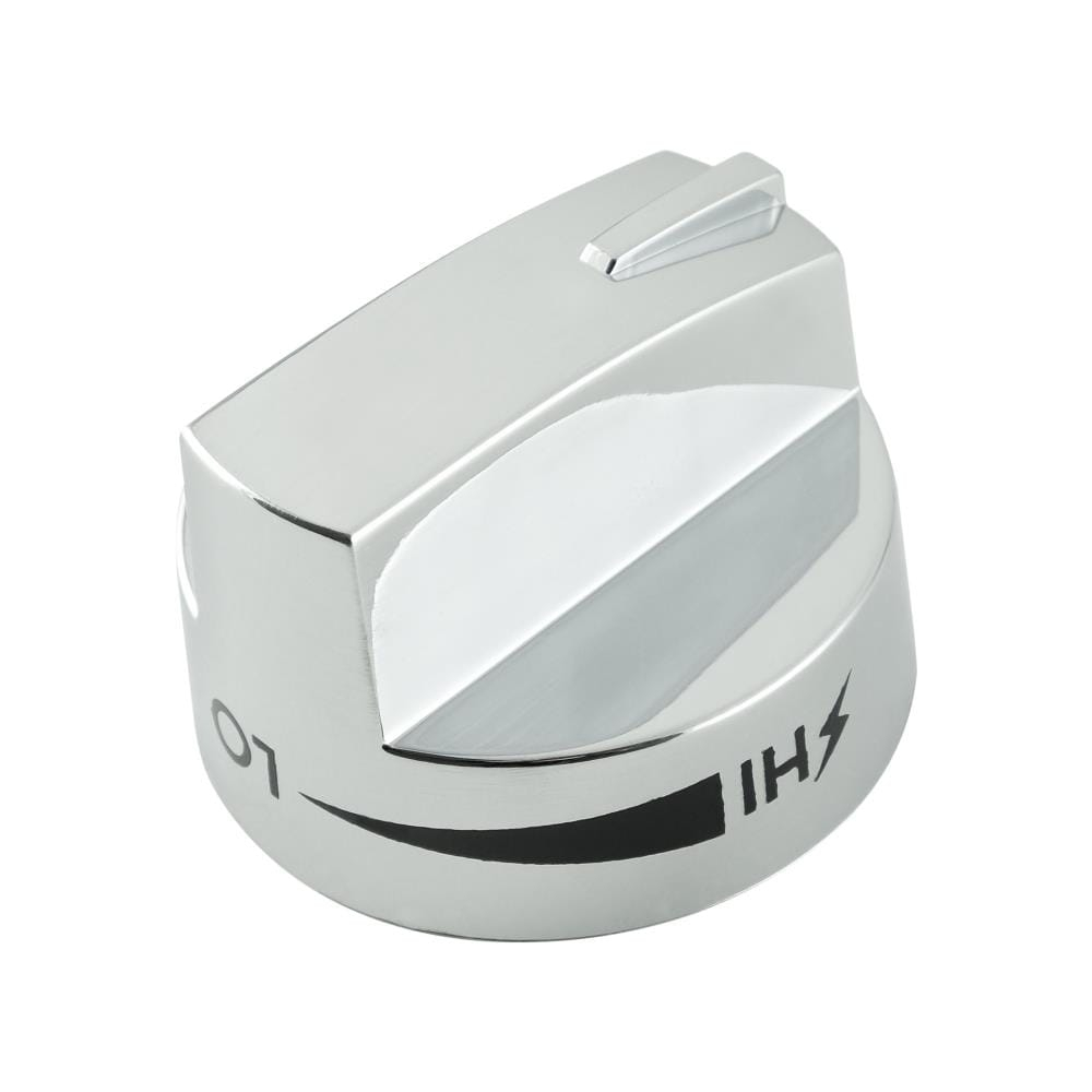 Silver Plastic Gas Grill Control Knobs, Set of Two