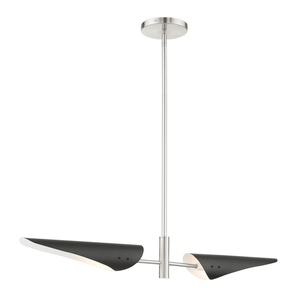 Livex Lighting Capistrano 2 - Light Chandelier in  Brushed Nickel