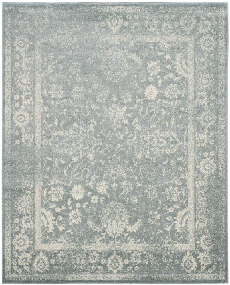 SAFAVIEH Adirondack Wyatt Traditional Area Rug, Slate/Ivory, 11' x 15'