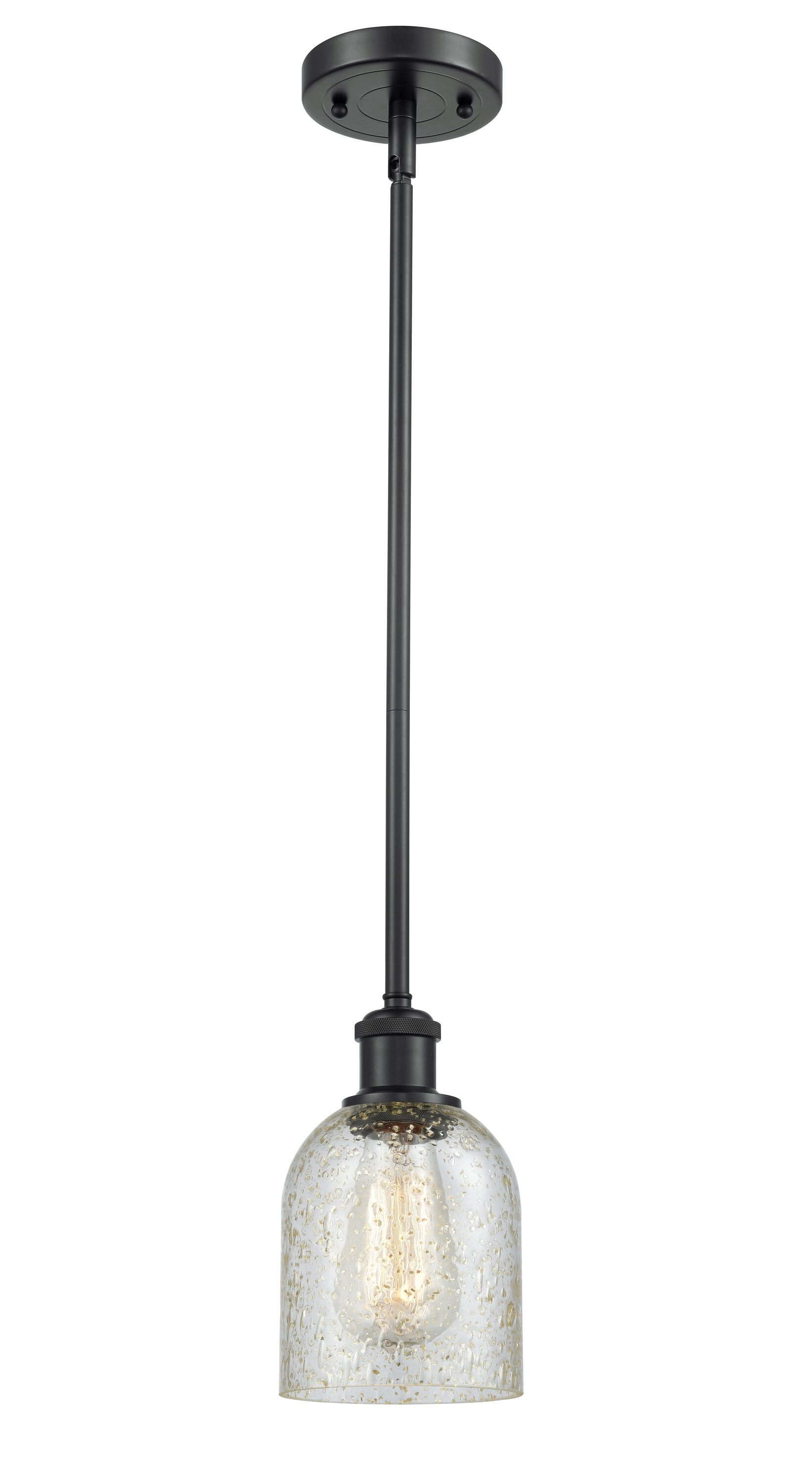 Innovations Lighting Caledonia 1 - Light Pendant in  Matte Black