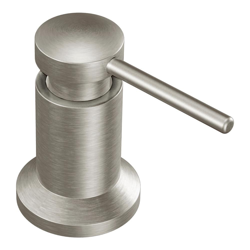 Moen Deck Mounted Kitchen Soap Dispenser with Refillable Bottle