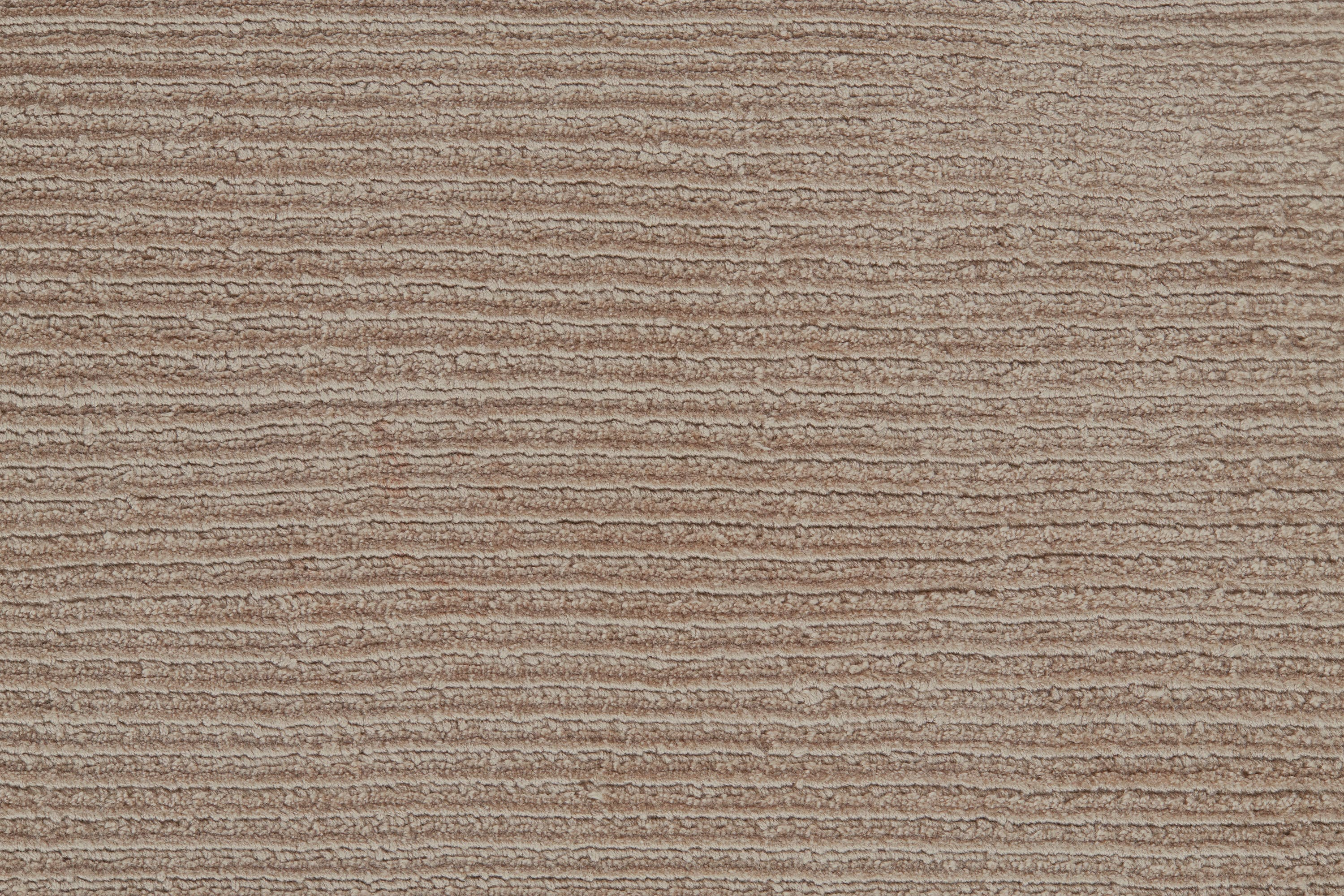 Room Envy Knox 4 x 6 (ft) Loomed Polypropylene Mushroom Rectangular Indoor Solid Area rug