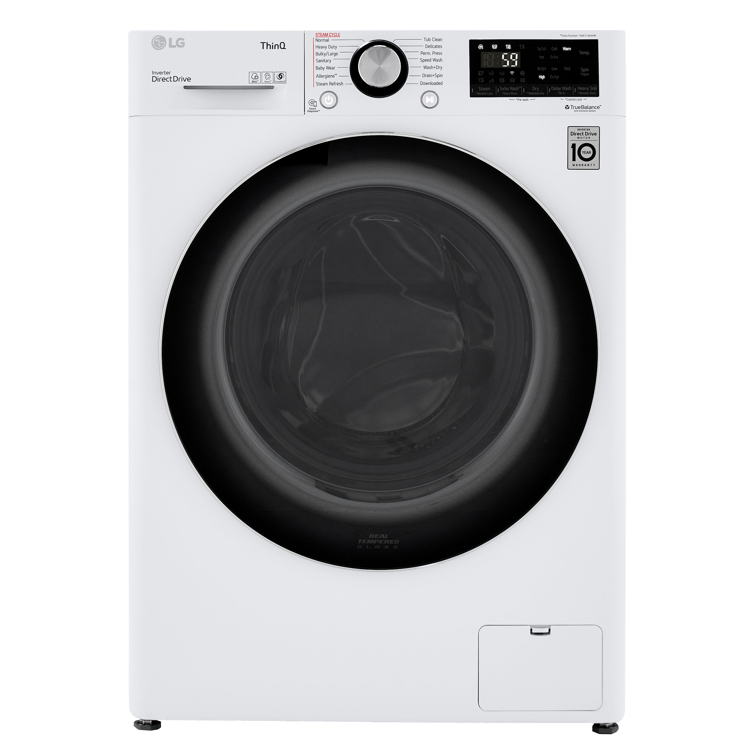 LG WM3555HWA combination washer electric dryer