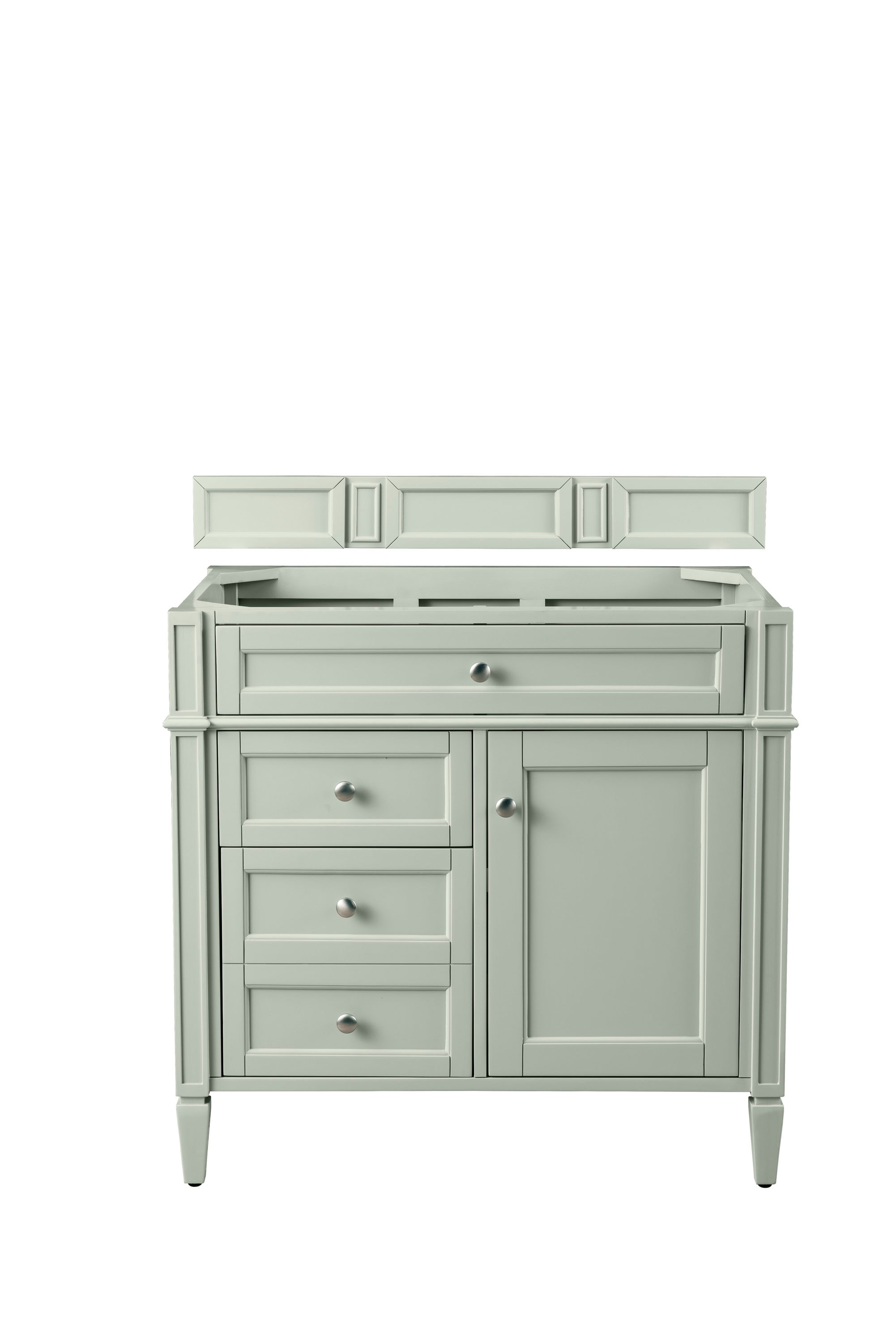 James Martin Vanities 650-V36 Brittany 36" Single Basin Poplar Wood Vanity Cabinet Only -
