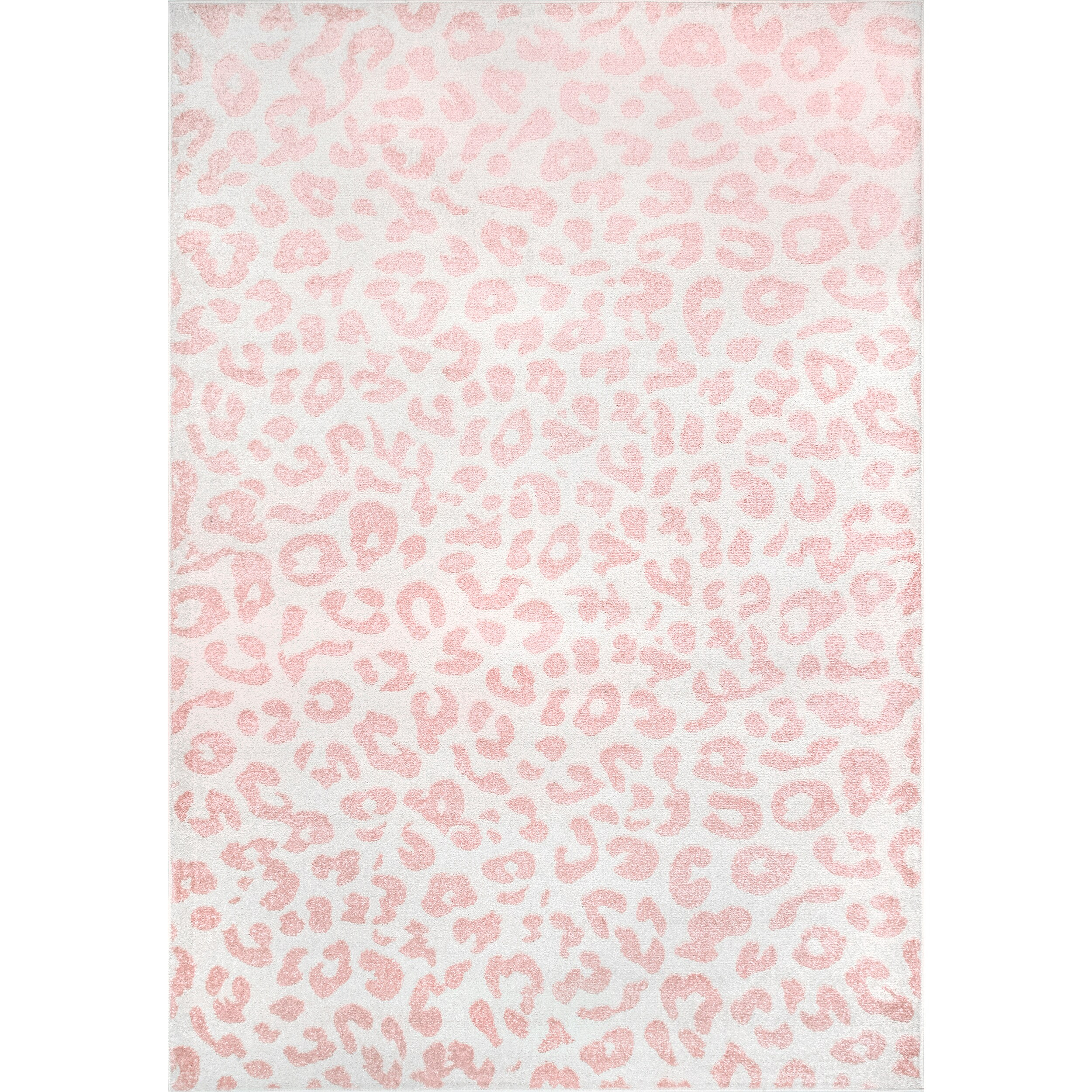 nuLOOM Annette Modern Leopard Print Area Rug, 4' x 6', Baby Pink