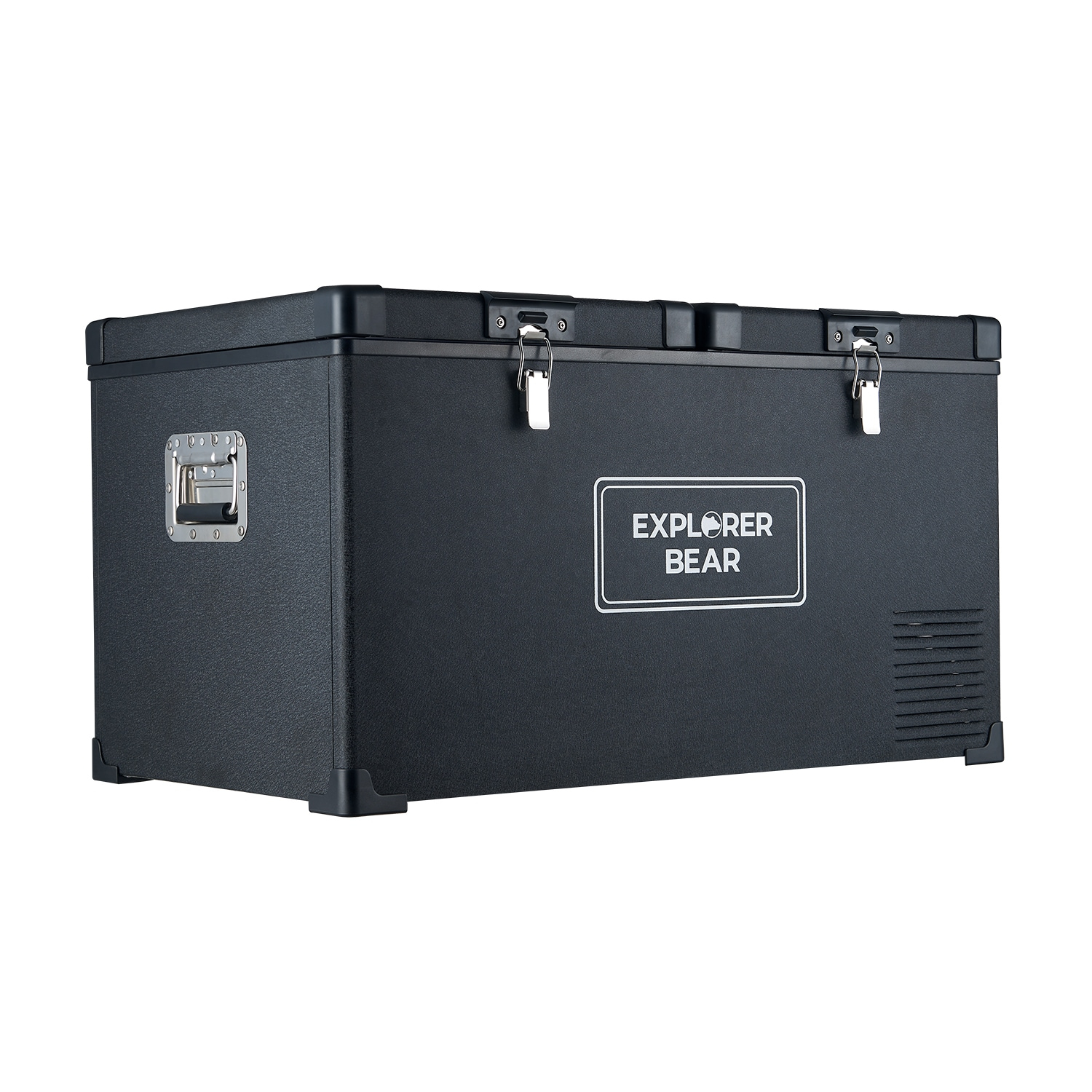 Explorer Bear EX75DB/75DW 79.3QT/75L 12/24V Portable Dual Zone Electric Cooler - Black