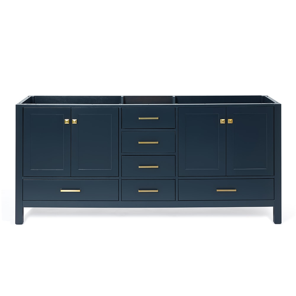 Ariel A073d-Bc Cambridge 72" Double Free Standing Vanity Cabinet Only - Blue