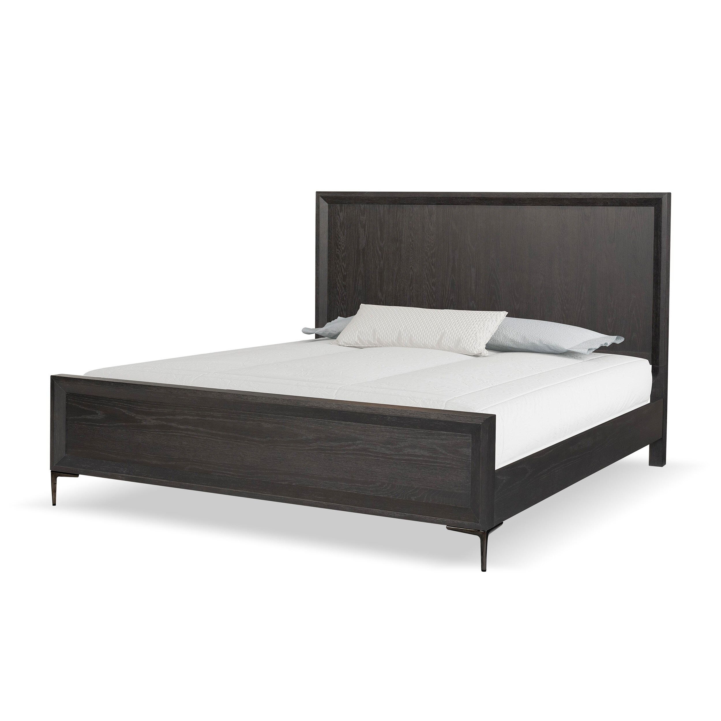 Furniture of America Brio Solid Wood Queen Panel Bed, Espresso