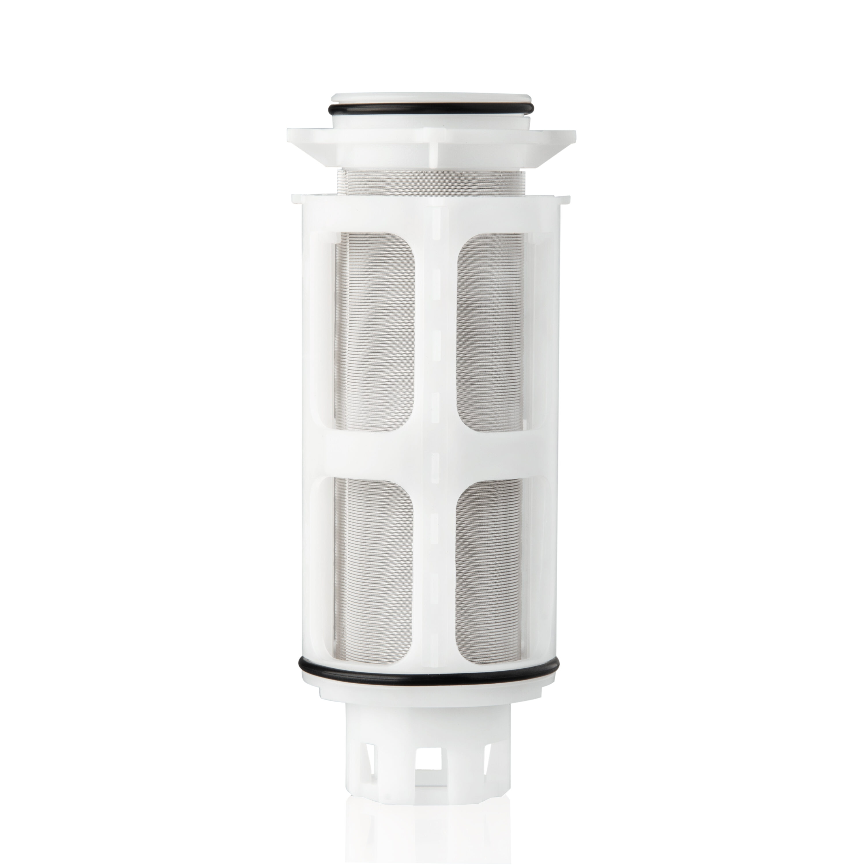 Compact White and Stainless Steel Sediment Filter Cartridge