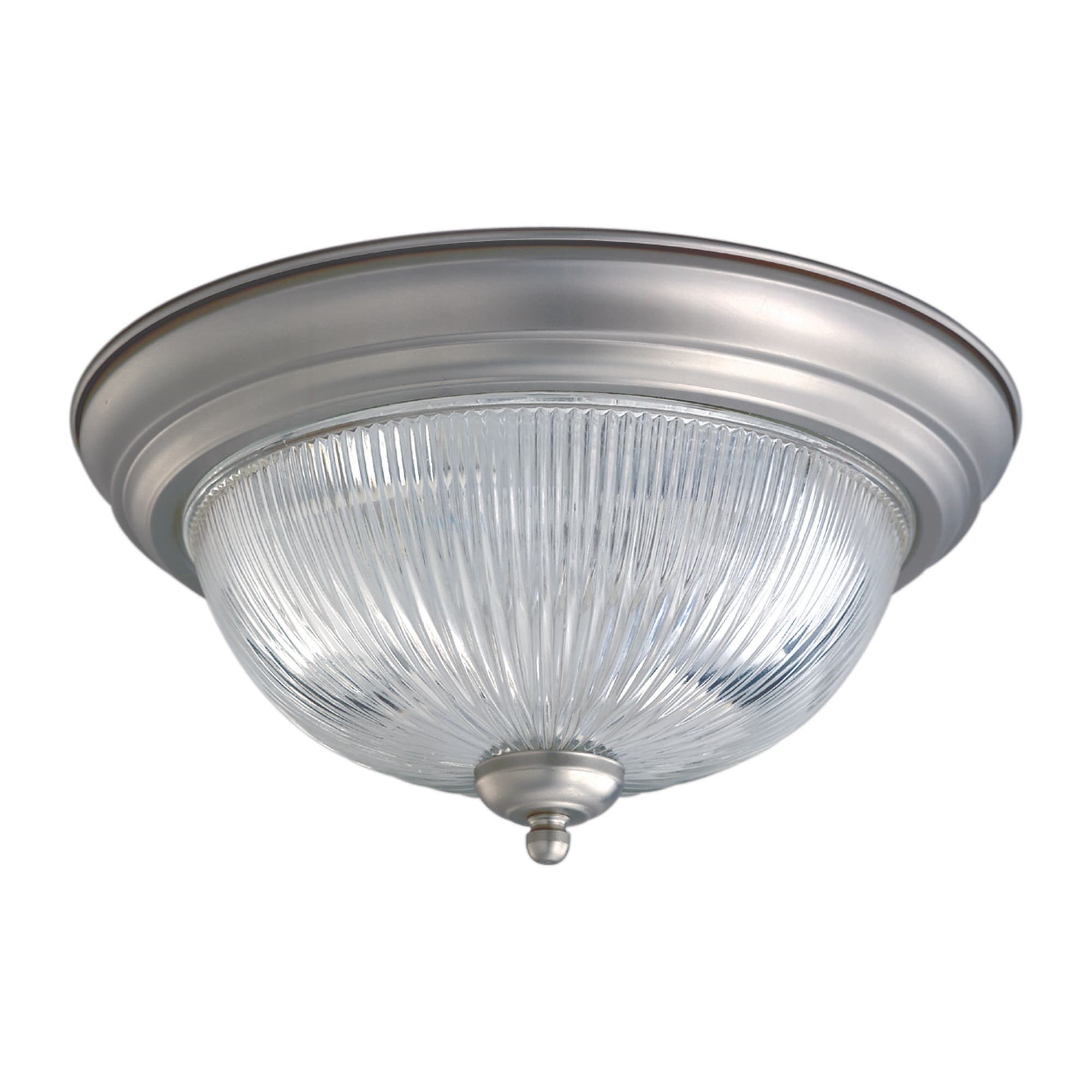2041-02-55-Forte Lighting-Groove - 2 Light Flush Mount-7.5 Inches Tall and 13.25 Inches Wide