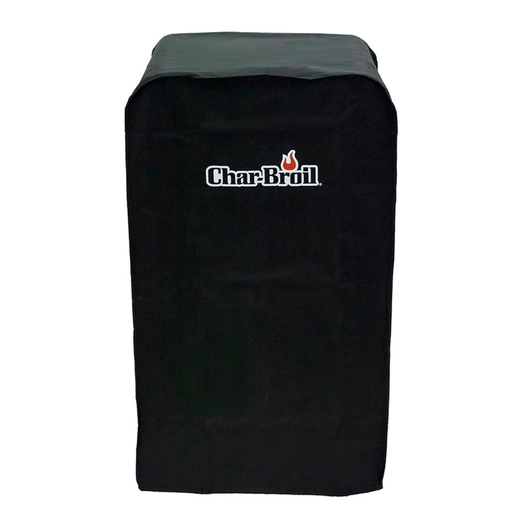 Black Heavy-Duty Polyester 30" Digital Electric Smoker Cover