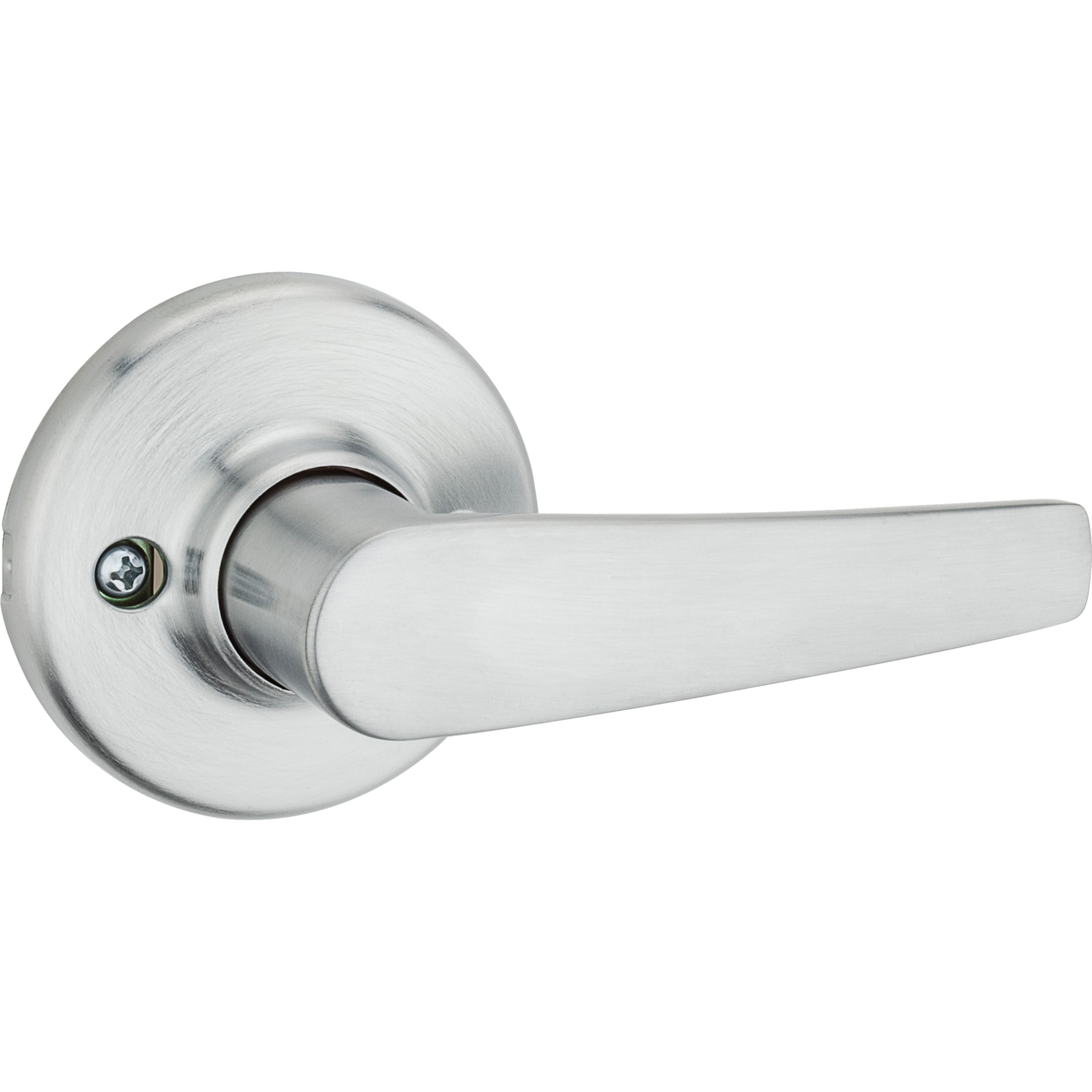 Kwikset Delta Satin Chrome Interior/Exterior Dummy Door Handle
