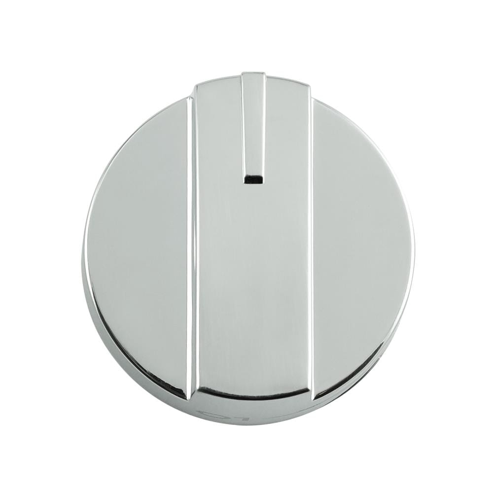 Silver Plastic Gas Grill Control Knobs, Set of Two