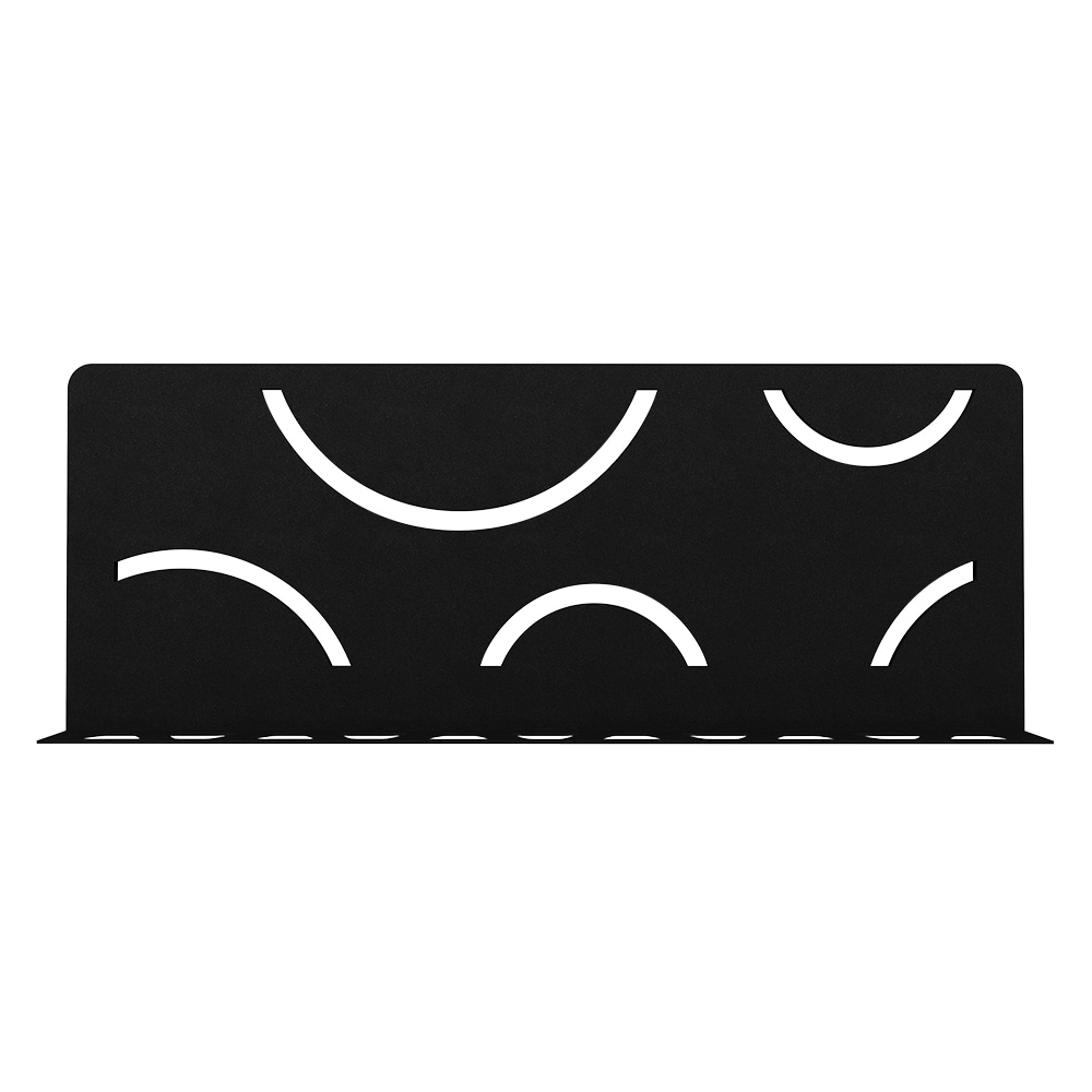 Schluter Systems Shelf Rectangular Wall Curve Matte Black