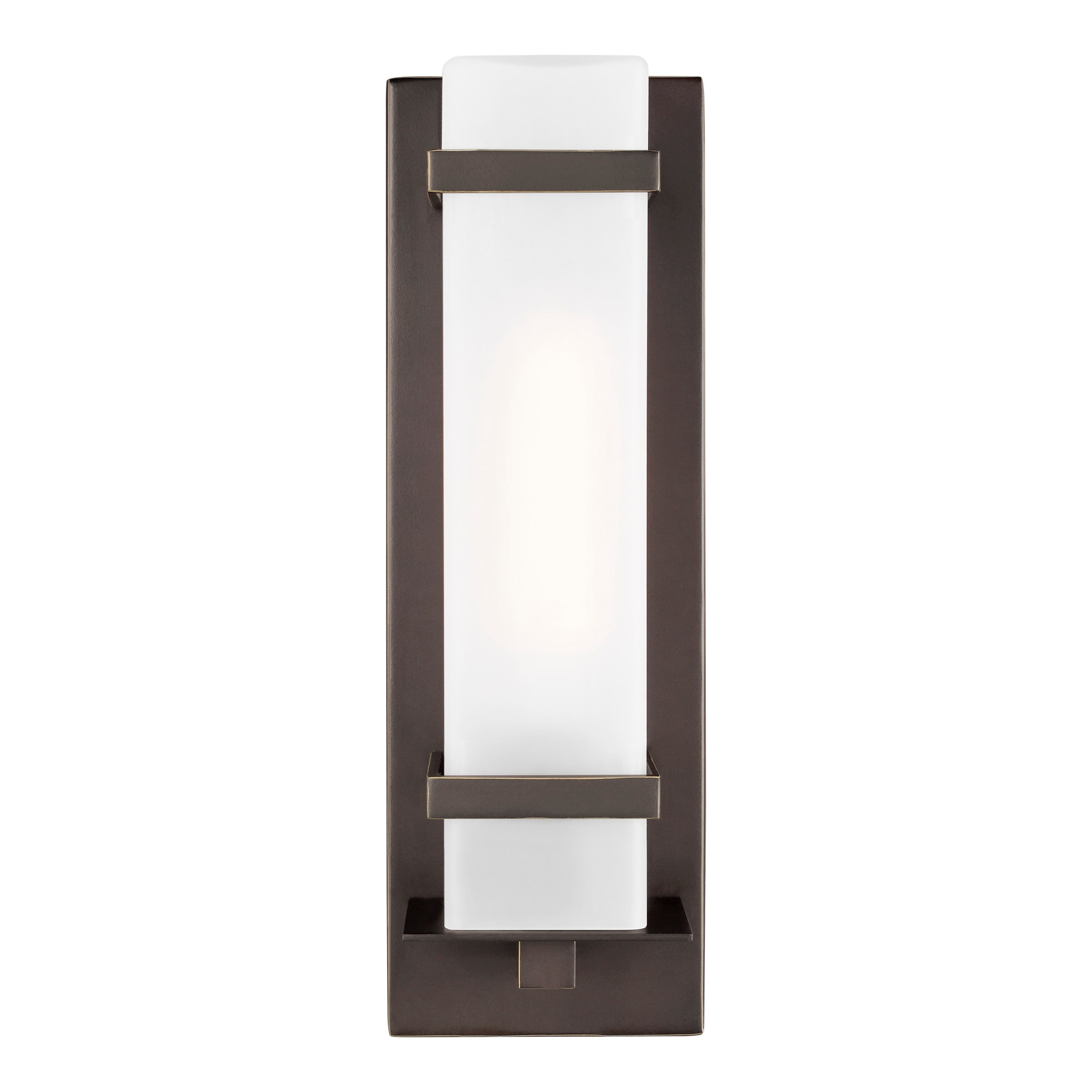 Generation Lighting Alban 1 -Light 24.63-in H Antique Bronze Hardwired Outdoor Wall Light