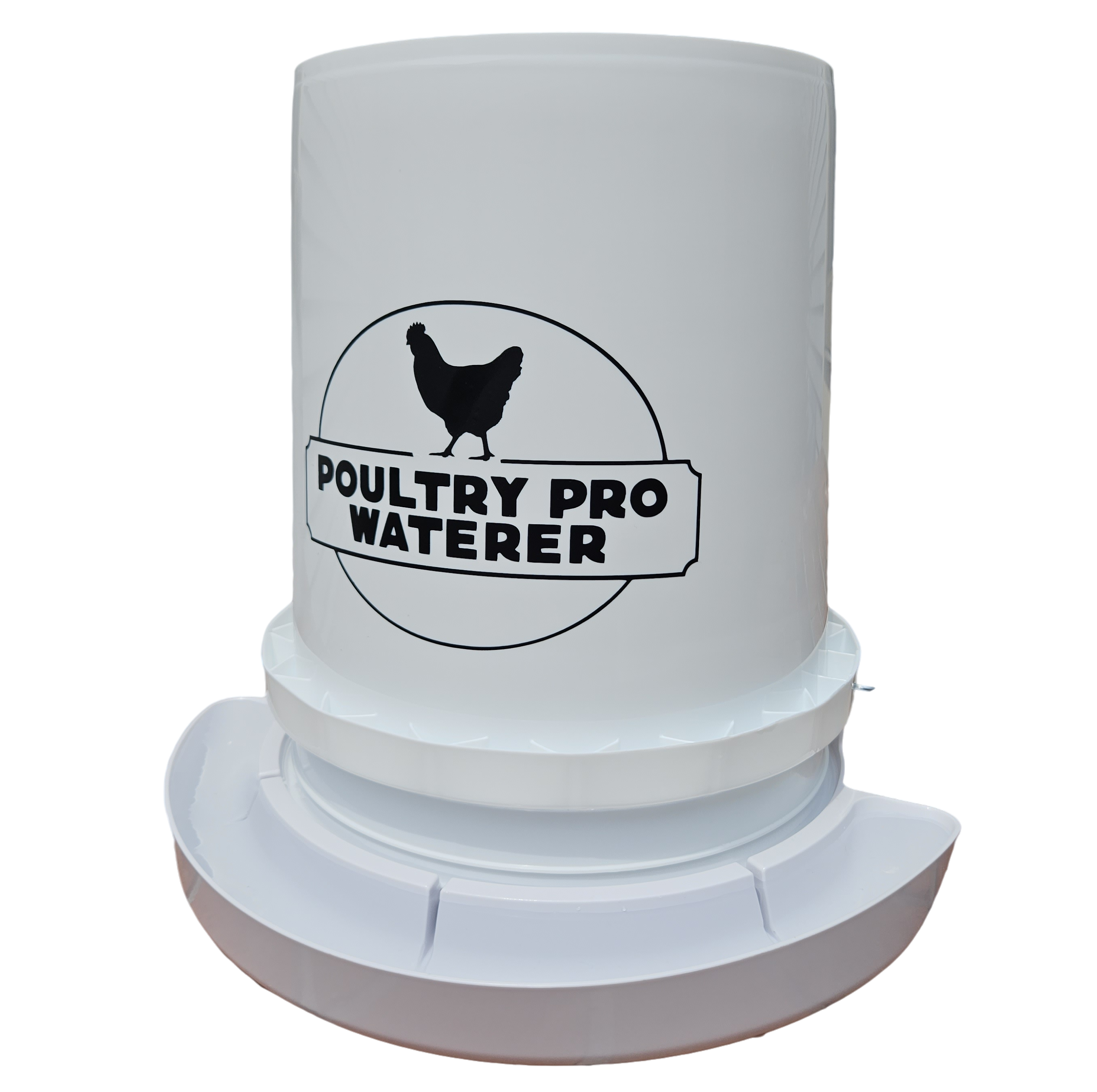 The Original Poultry Pro Waterer | DIY Chicken Waterer for Chicken Coop | Hands Free Poultry Waterer Suitable for Pigeons, Ducks, Chickens & Other Smaller Birds - Fits All 5 Gallon Buckets