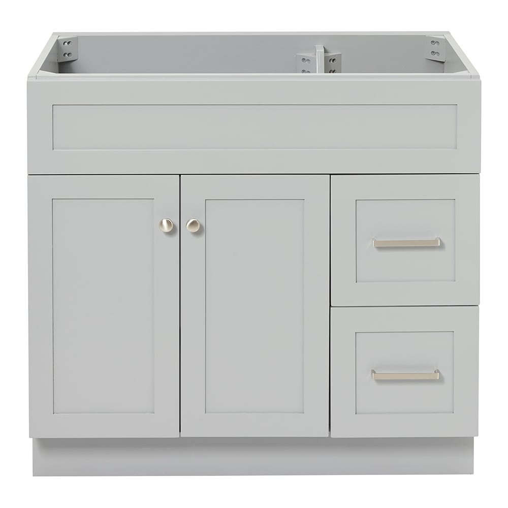 Ariel F036s-L-Bc Hamlet 36" Single Free Standing Vanity Cabinet Only - Grey