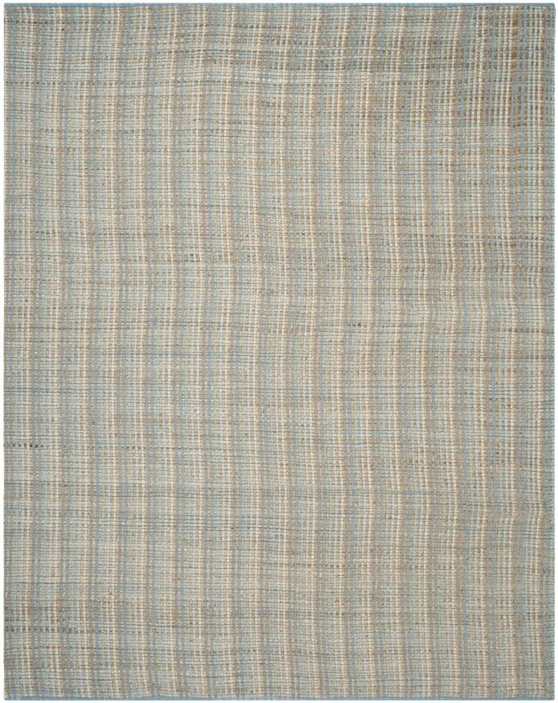 SAFAVIEH Cape Cod Ivana Braided Striped Area Rug, 10' x 14', Grey