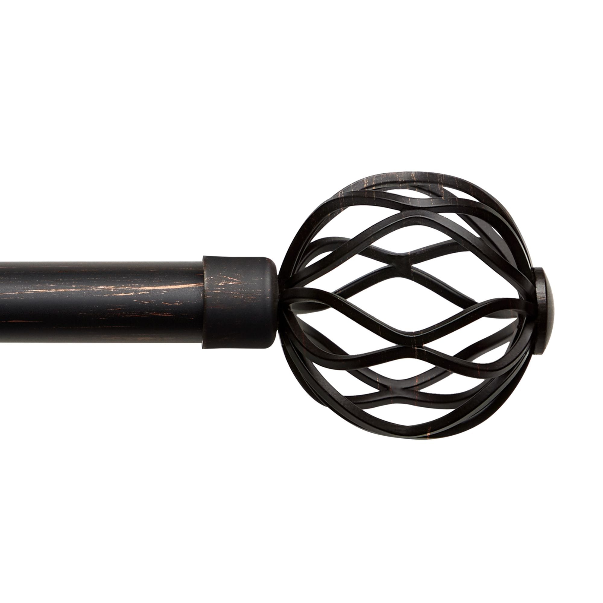 Exclusive Home Contemporary, Modern Matte Ball Adjustable Set, 66 in - 120 in
