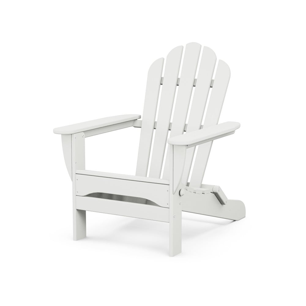 5-Piece Monterey Bay Folding Adirondack Conversation Set with Fire Pit Table