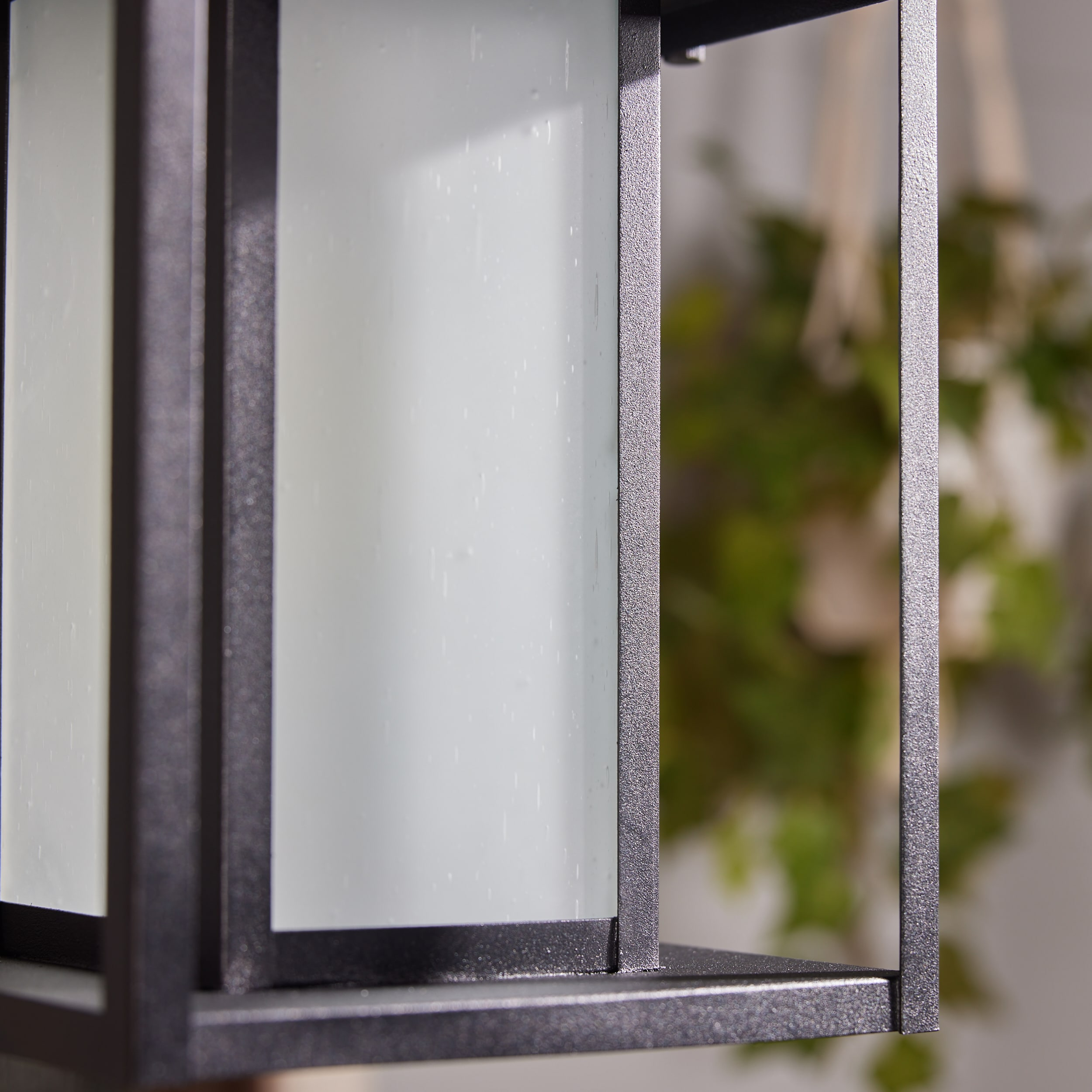 WAGEE Generation 69029-12 Transitional One Light Outdoor Pendant from Seagull-Hunnington Collection in Black Finish, 9.00 inches, 9 inch