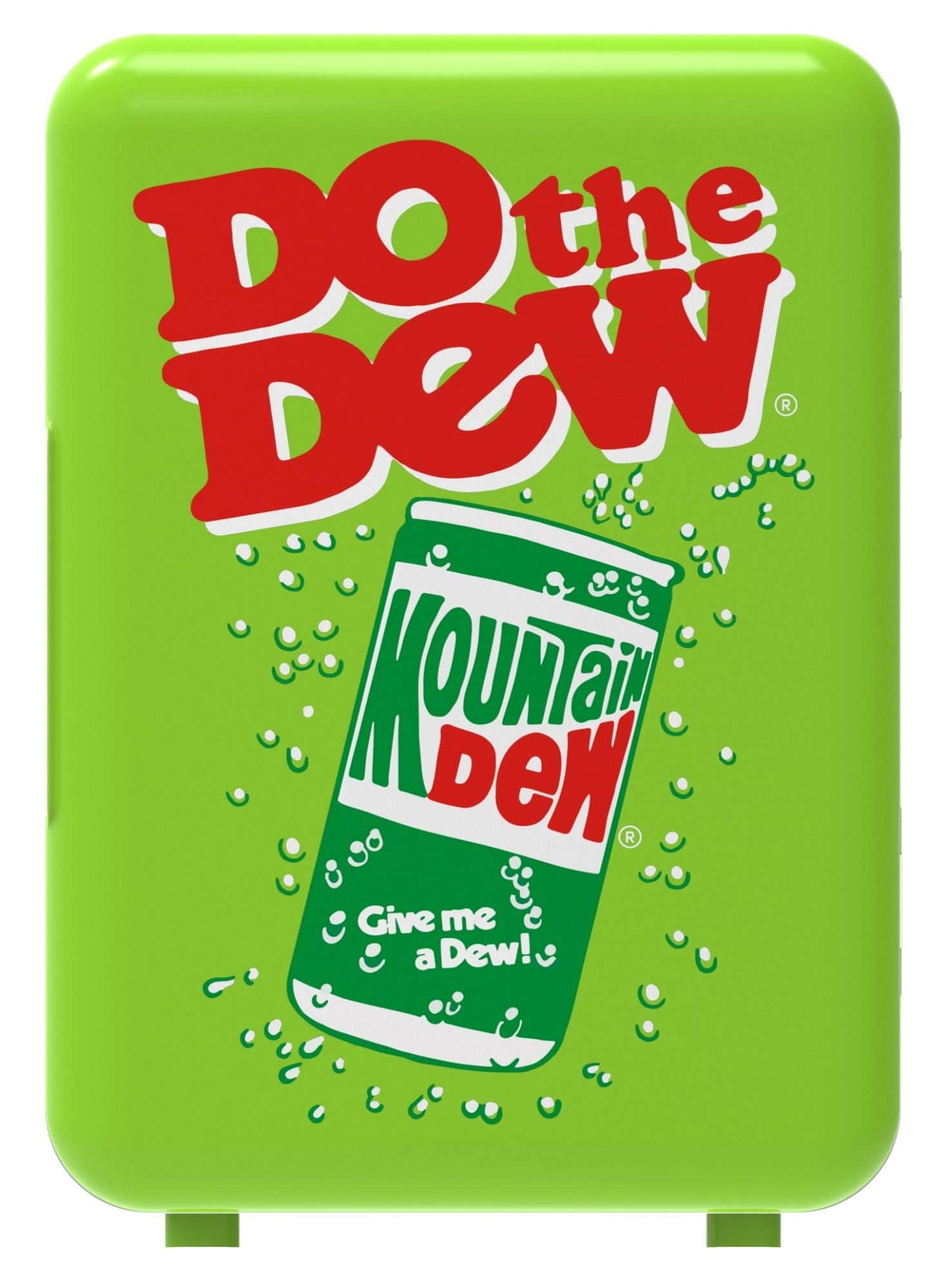 Mountain Dew Green Compact Personal Mini Fridge Cooler