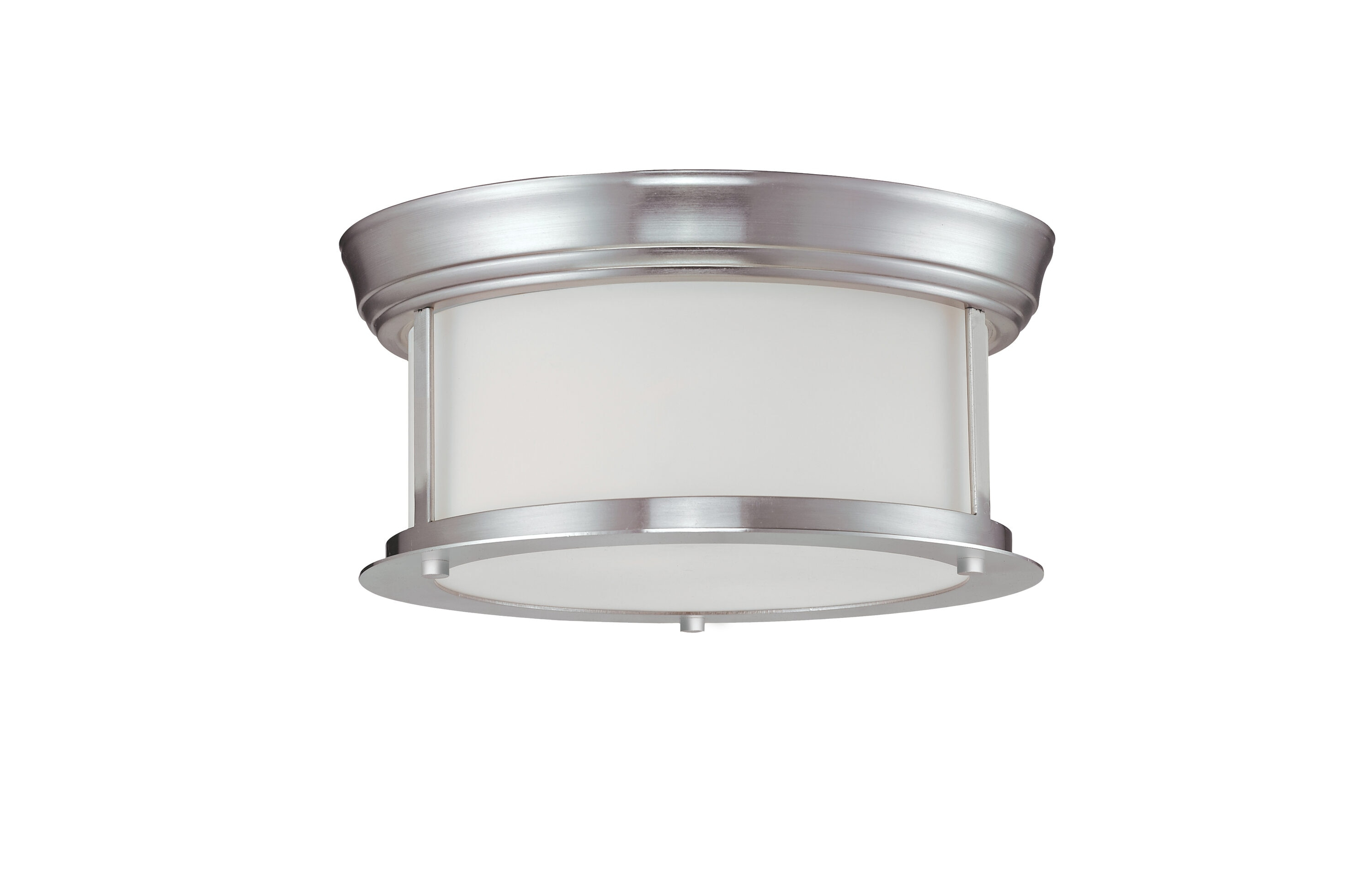 2002F10-BN-Z-Lite-Sonna - 2 Light Flush Mount in Seaside Style - 10.75 Inches Wide by 5 Inches High